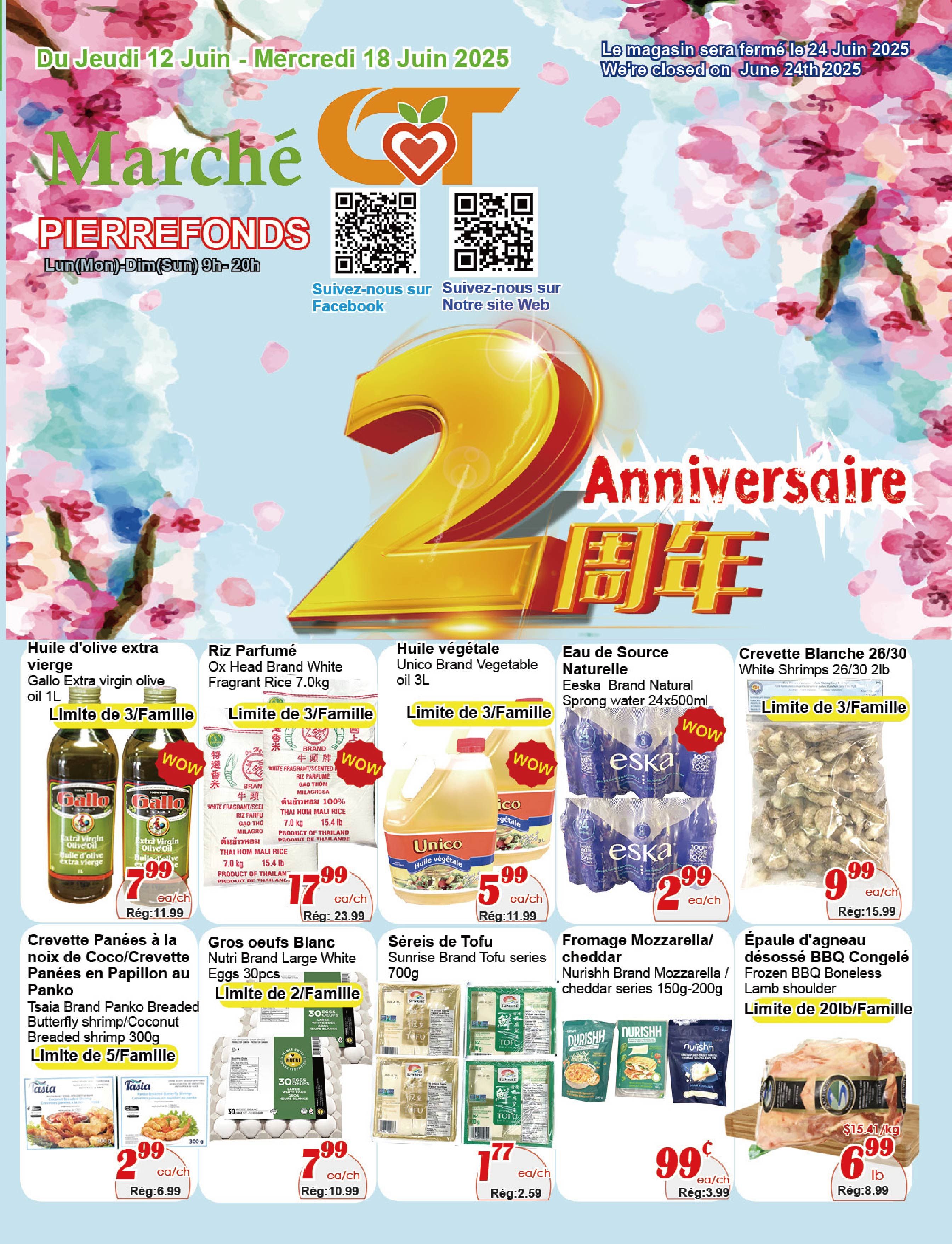 C&T Supermarket - Pierrefonds - Weekly Flyer Specials - Valid from June 12 to 18, 2025 - Page 1