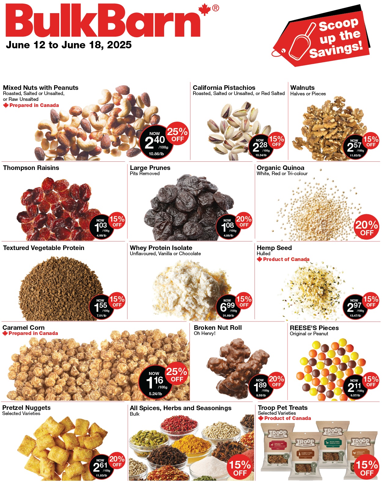 Bulk Barn - Weekly Flyer Specials - Valid from June 12 to 18, 2025 - Page 1