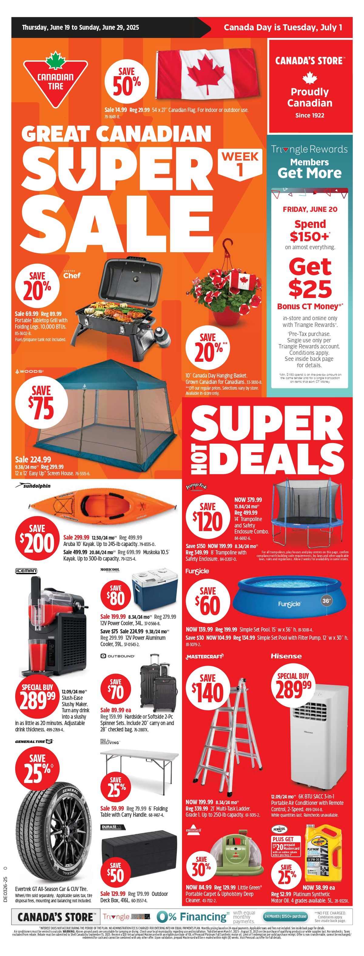 Canadian Tire - Ontario - Flyer Specials - Valid from June 19 to 29, 2025 - Page 1