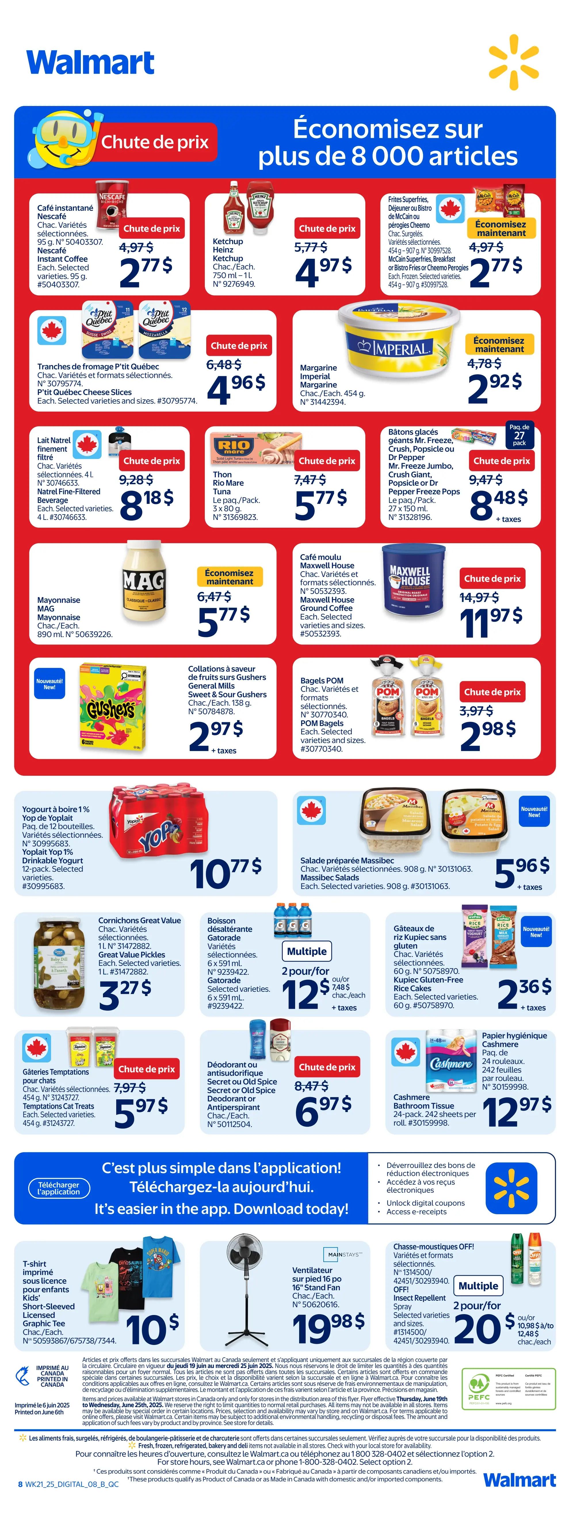 Walmart Canada - Quebec - Weekly Flyer Specials - Valid from June 19 to 25, 2025 - Page 8
