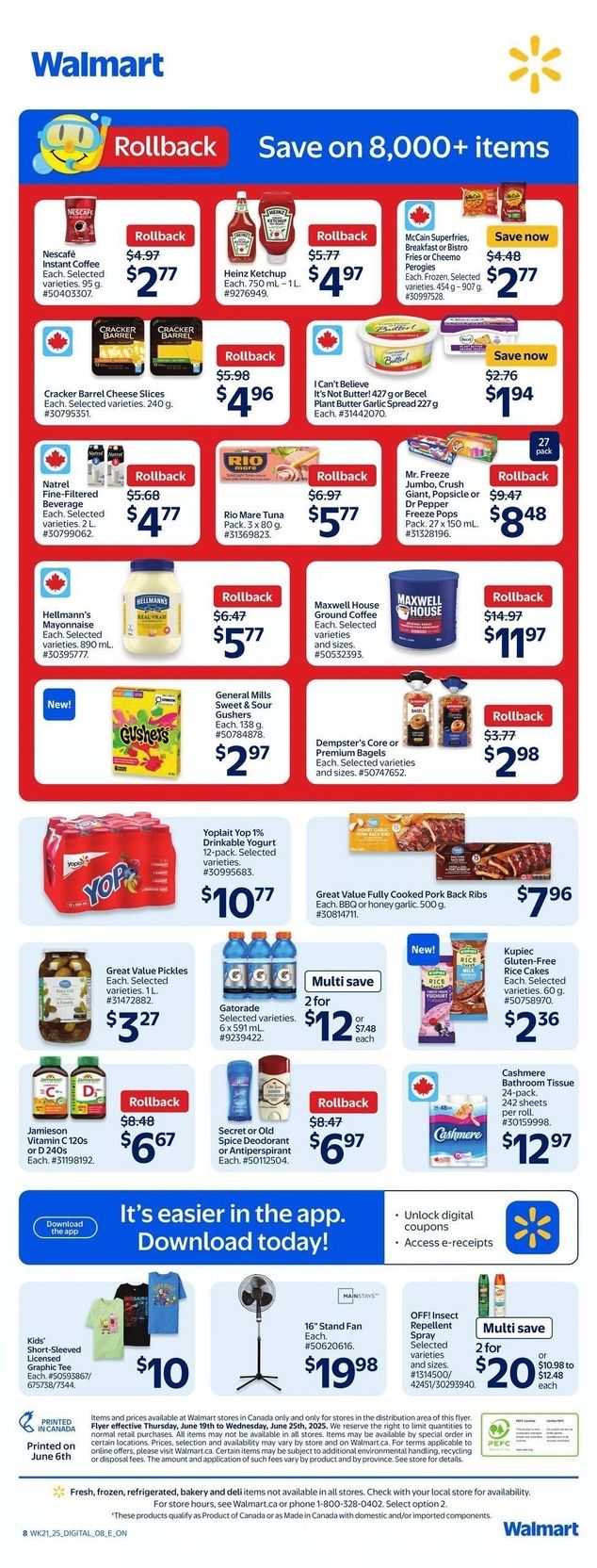 Walmart Canada - Ontario - Weekly Flyer Specials - Valid from June 19 to 25, 2025 - Page 2