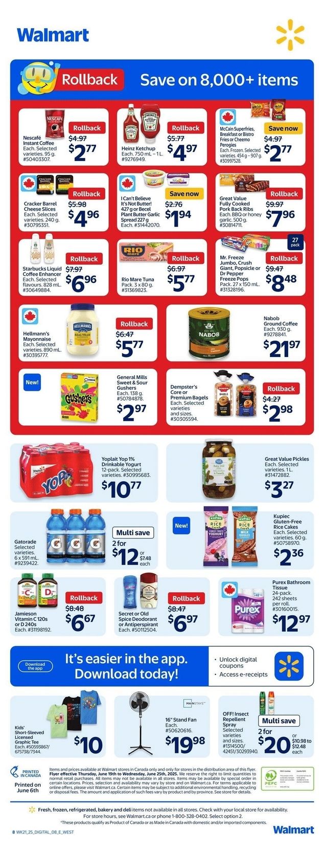 Walmart Canada - Western Canada - Weekly Flyer Specials - Valid from June 19 to 25, 2025 - Page 2