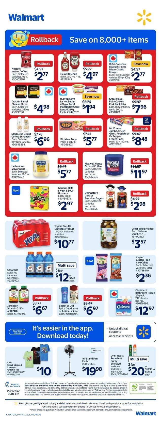 Walmart Canada - Atlantic Canada - Weekly Flyer Specials - Valid from June 19 to 25, 2025 - Page 2