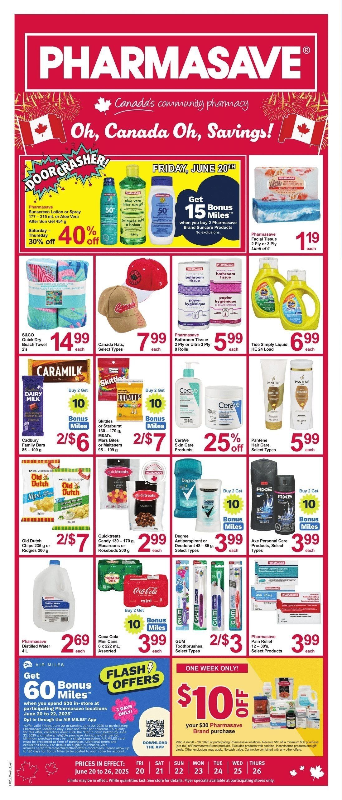 Pharmasave - Western Canada - Weekly Flyer Specials - Valid from June 20 to 26, 2025 - Page 1