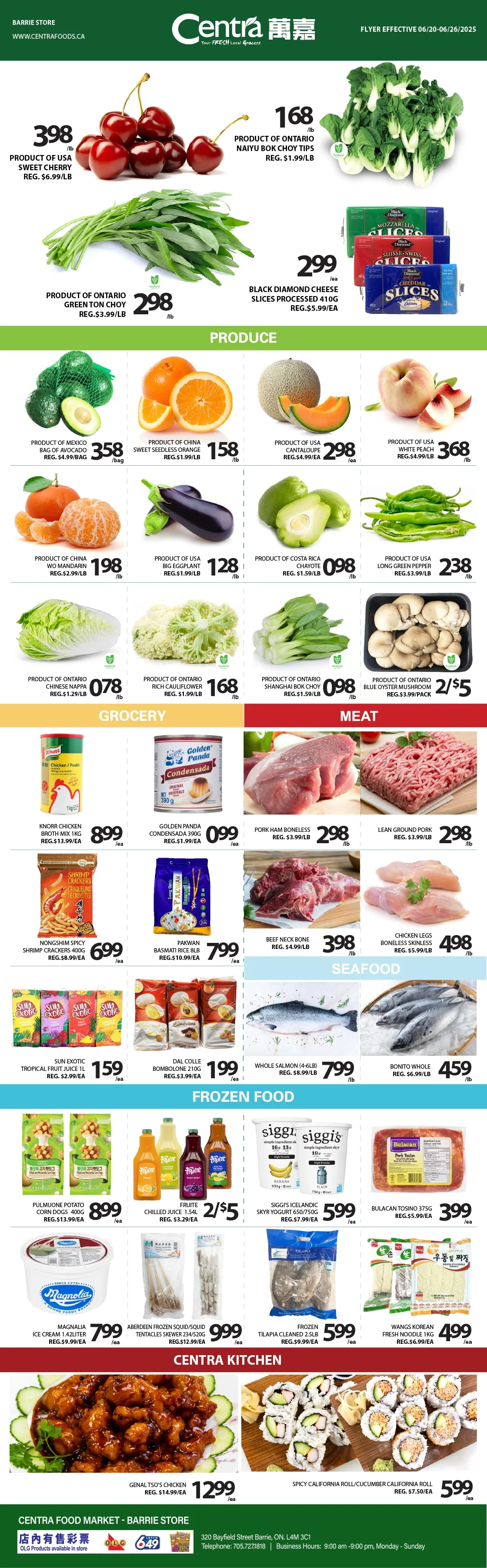 Centra Food Market - Barrie - Weekly Flyer Specials - Valid from June 20 to 26, 2025 - Page 1