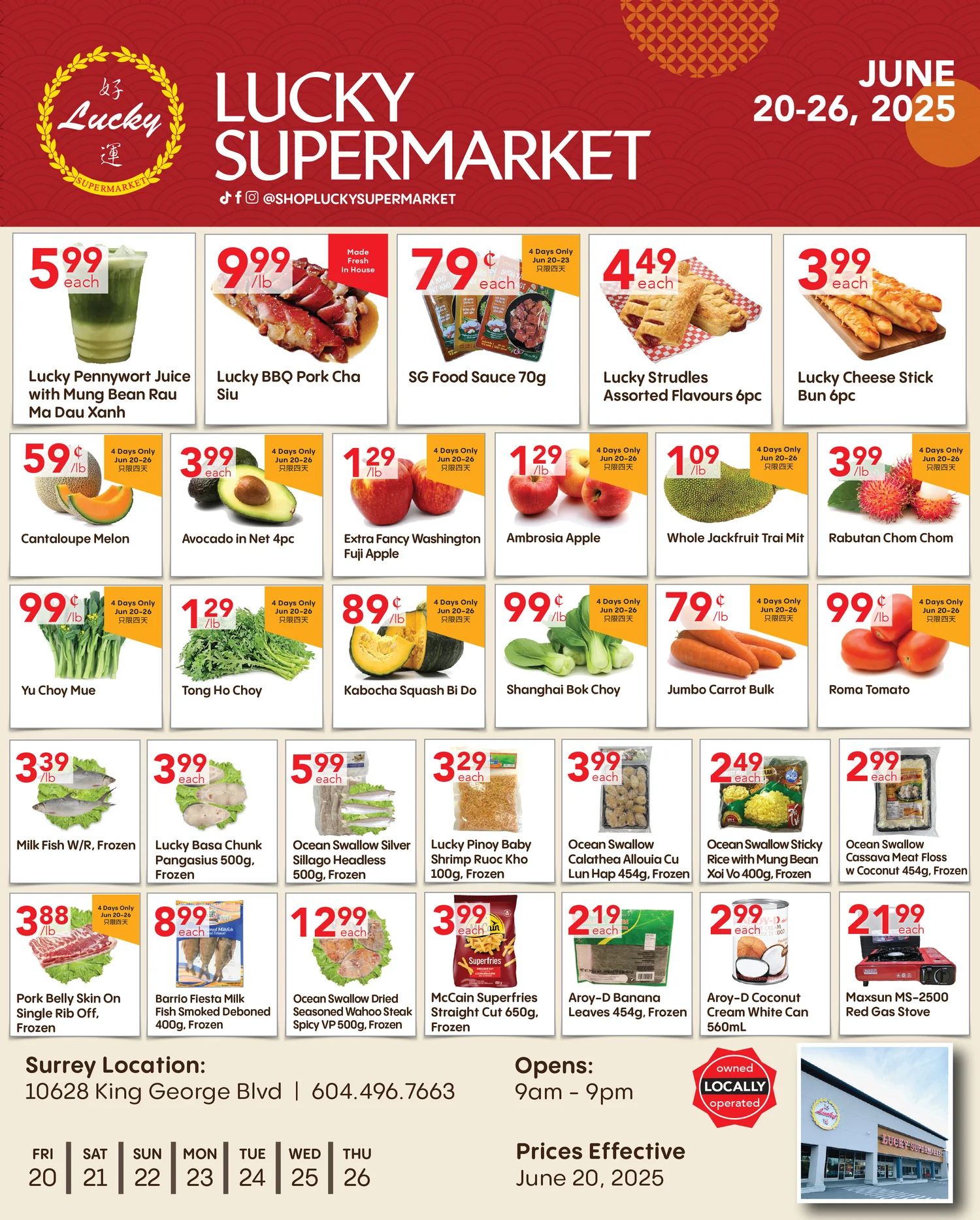 Lucky Supermarket - Surrey - Weekly Flyer Specials - Valid from June 20 to 26, 2025 - Page 1
