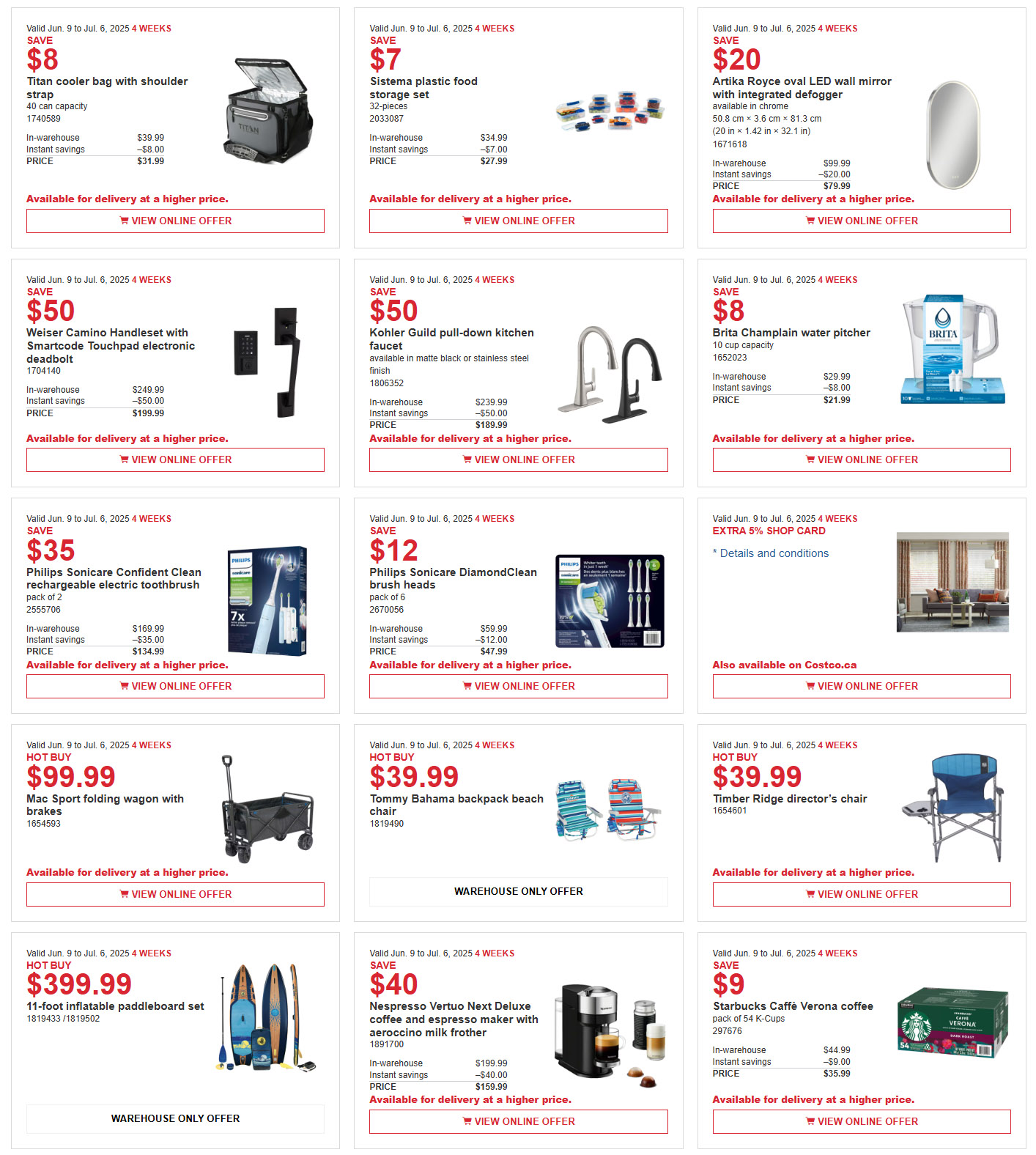 Costco - Monthly Savings - Valid from June 9 to July 6, 2025 - Page 2