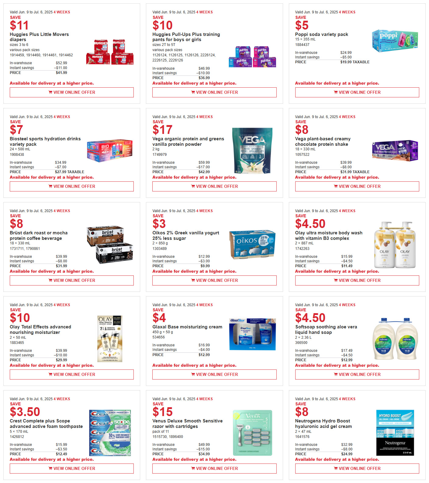 Costco - Monthly Savings - Valid from June 9 to July 6, 2025 - Page 6