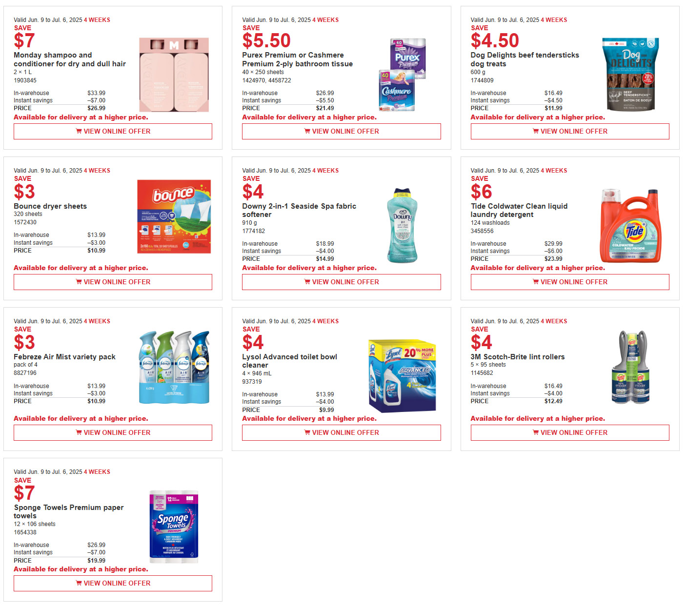 Costco - Monthly Savings - Valid from June 9 to July 6, 2025 - Page 7