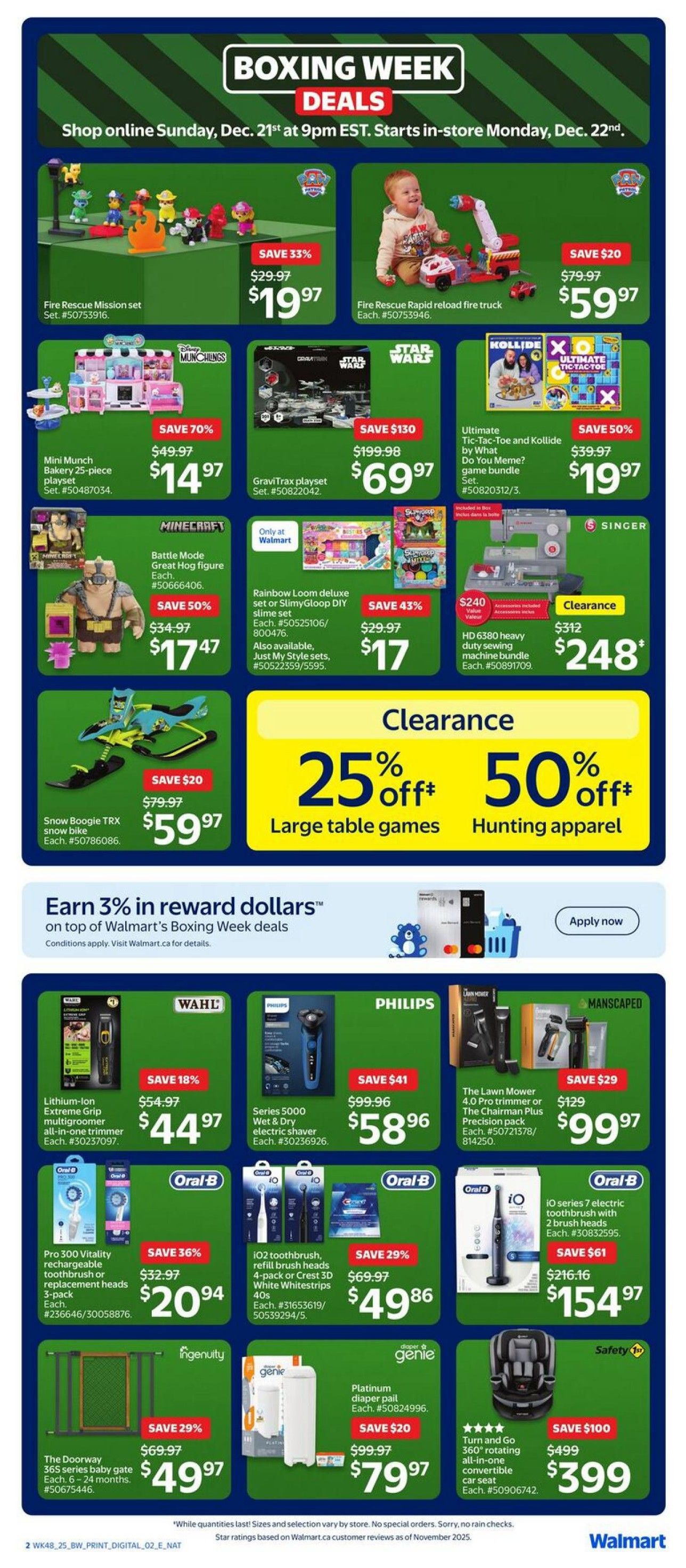 Walmart Canada - Boxing Week Deals Flyer from Dec 21st to Dec 31st 2025 ...