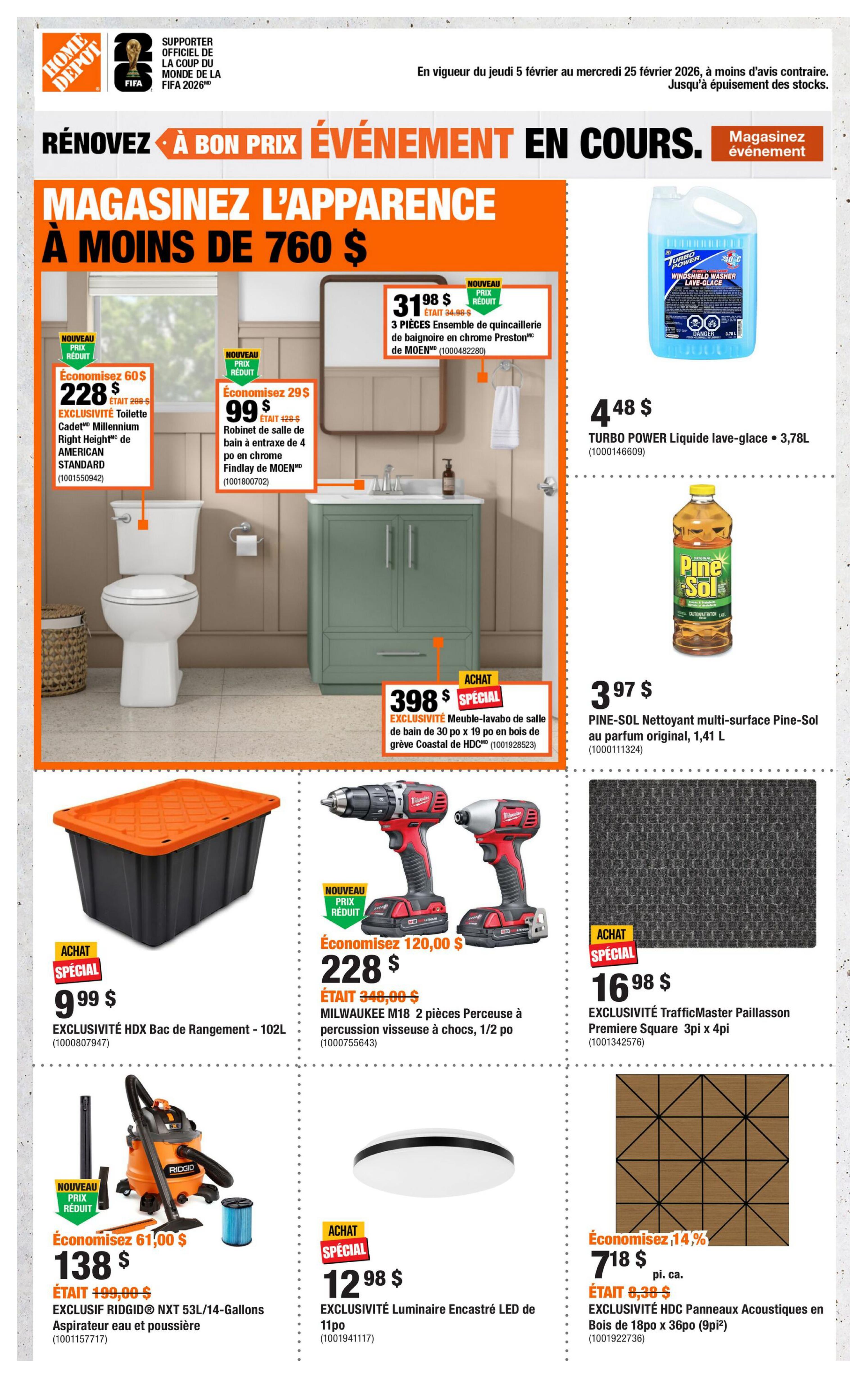 Home Depot - Quebec - Flyer Specials