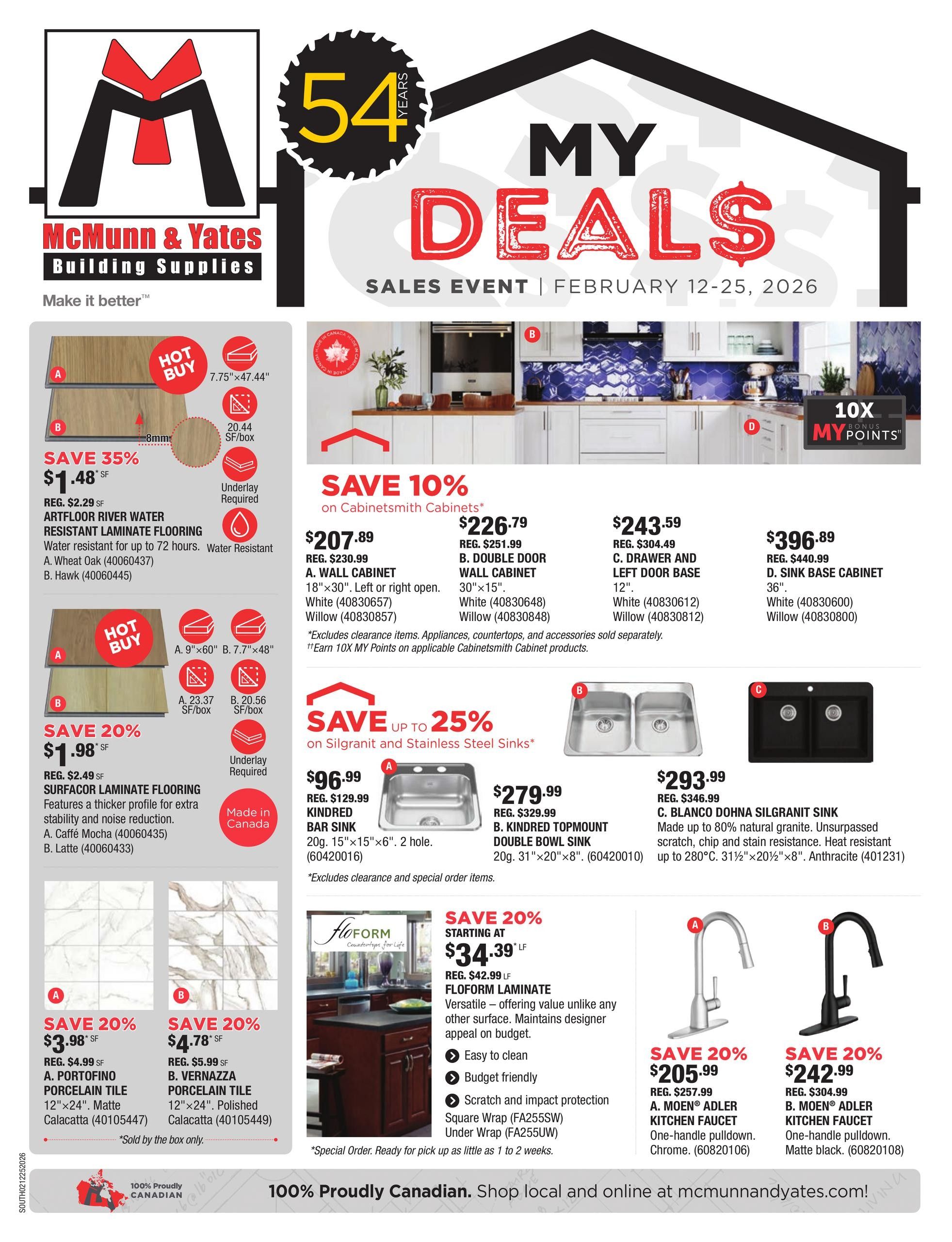 McMunn & Yates Building Supplies - Flyer Specials