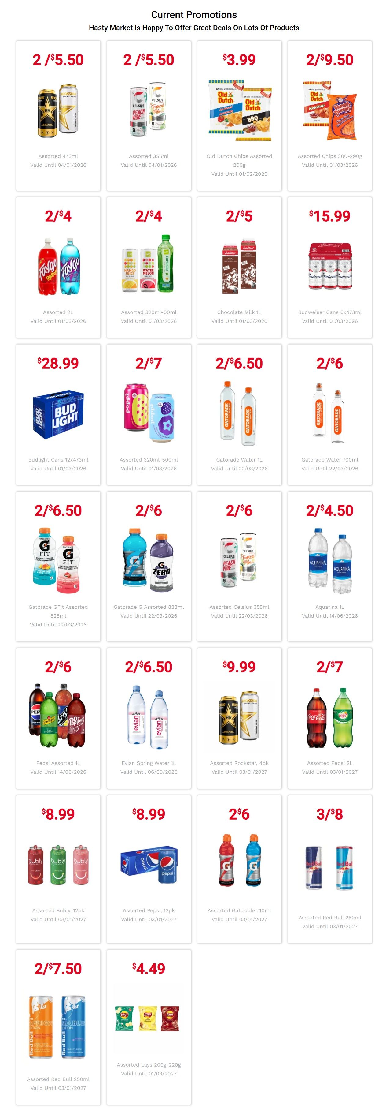 Hasty Market - Flyer Specials