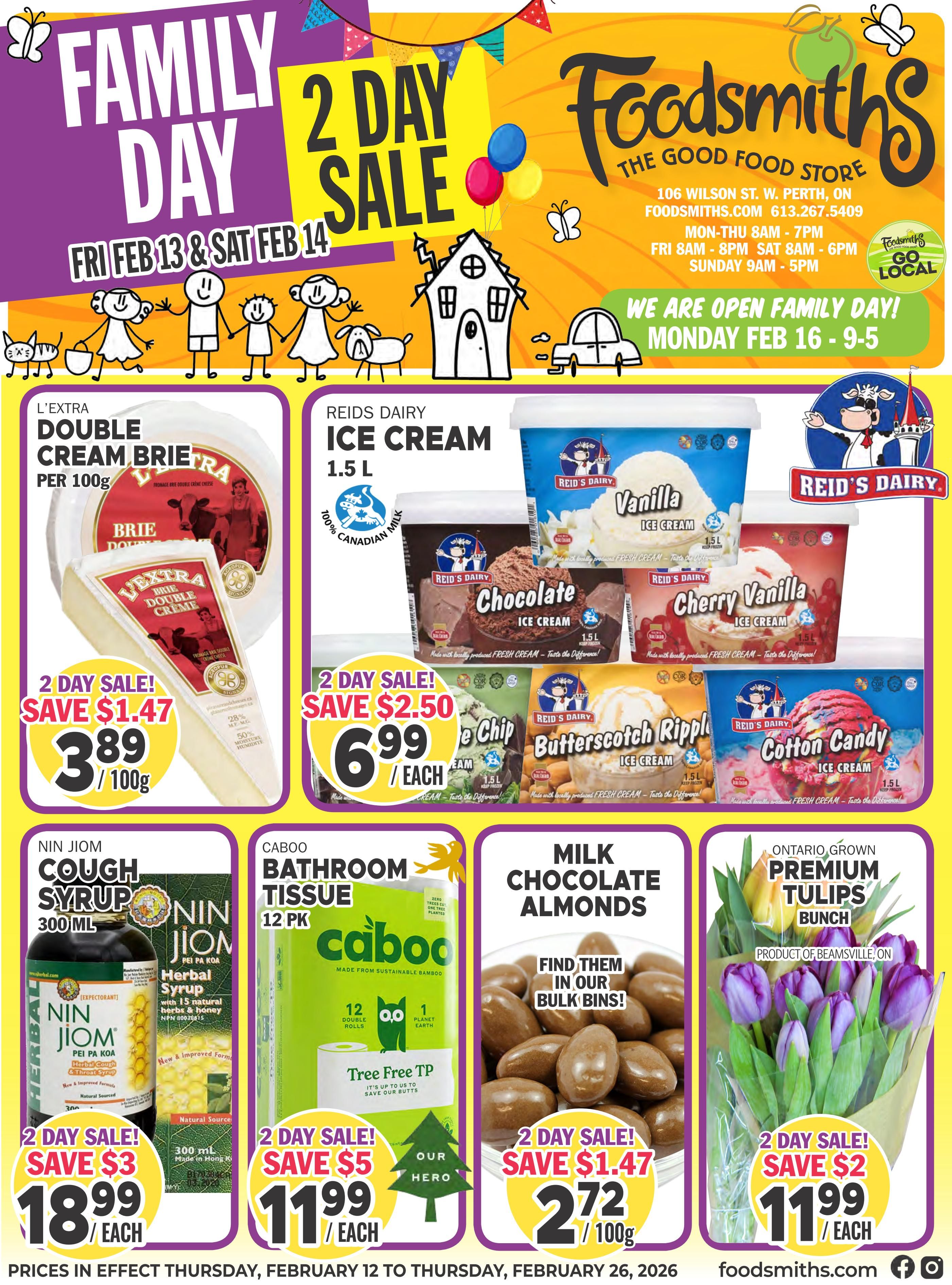 Foodsmiths - Flyer Specials - Valid from February 12 to 26, 2026 - Page 1