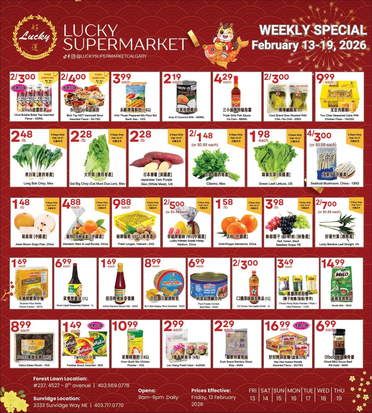 Lucky Supermarket - Calgary - Weekly Flyer Specials