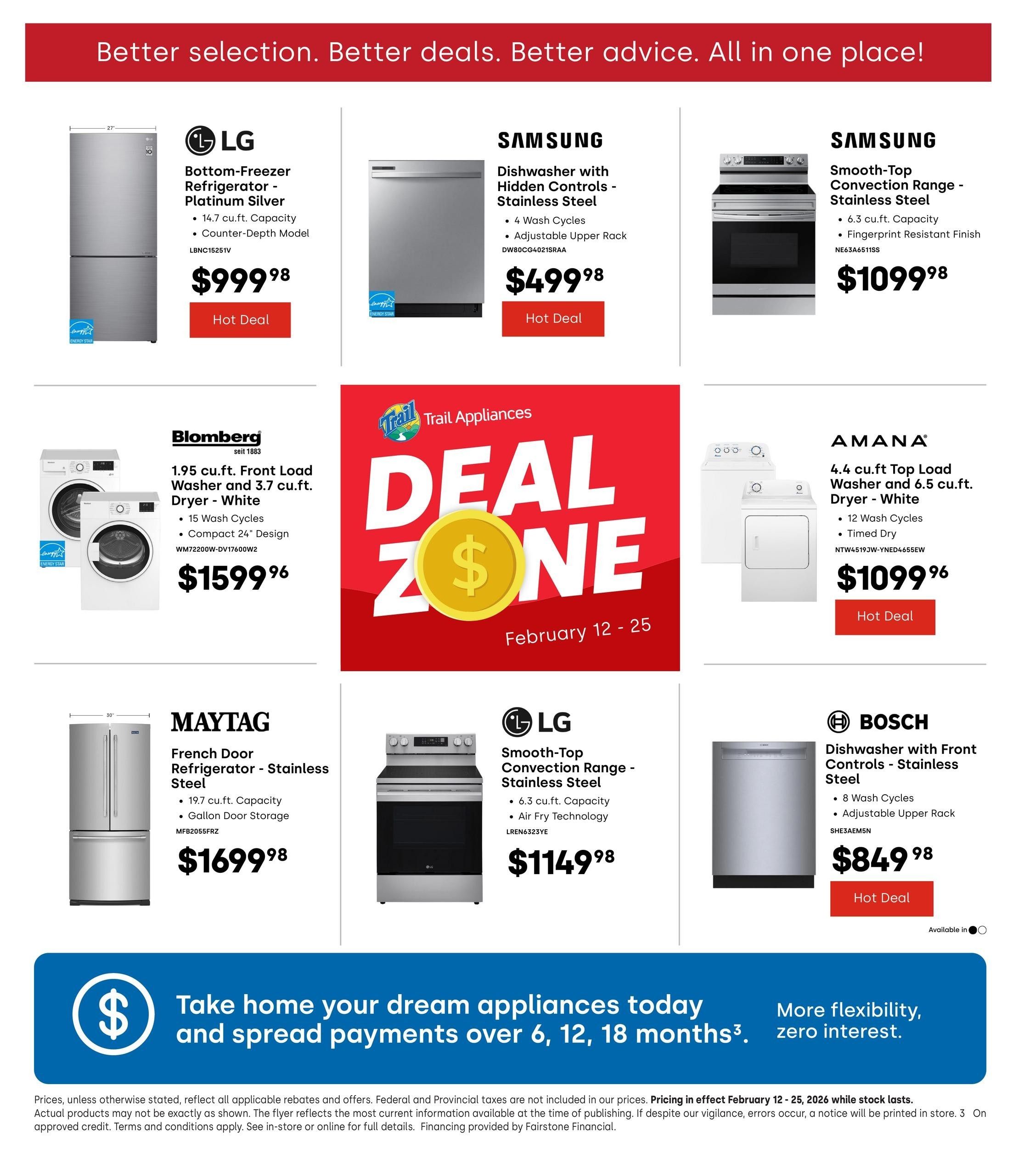 Trail Appliances - British Columbia - Flyer Specials