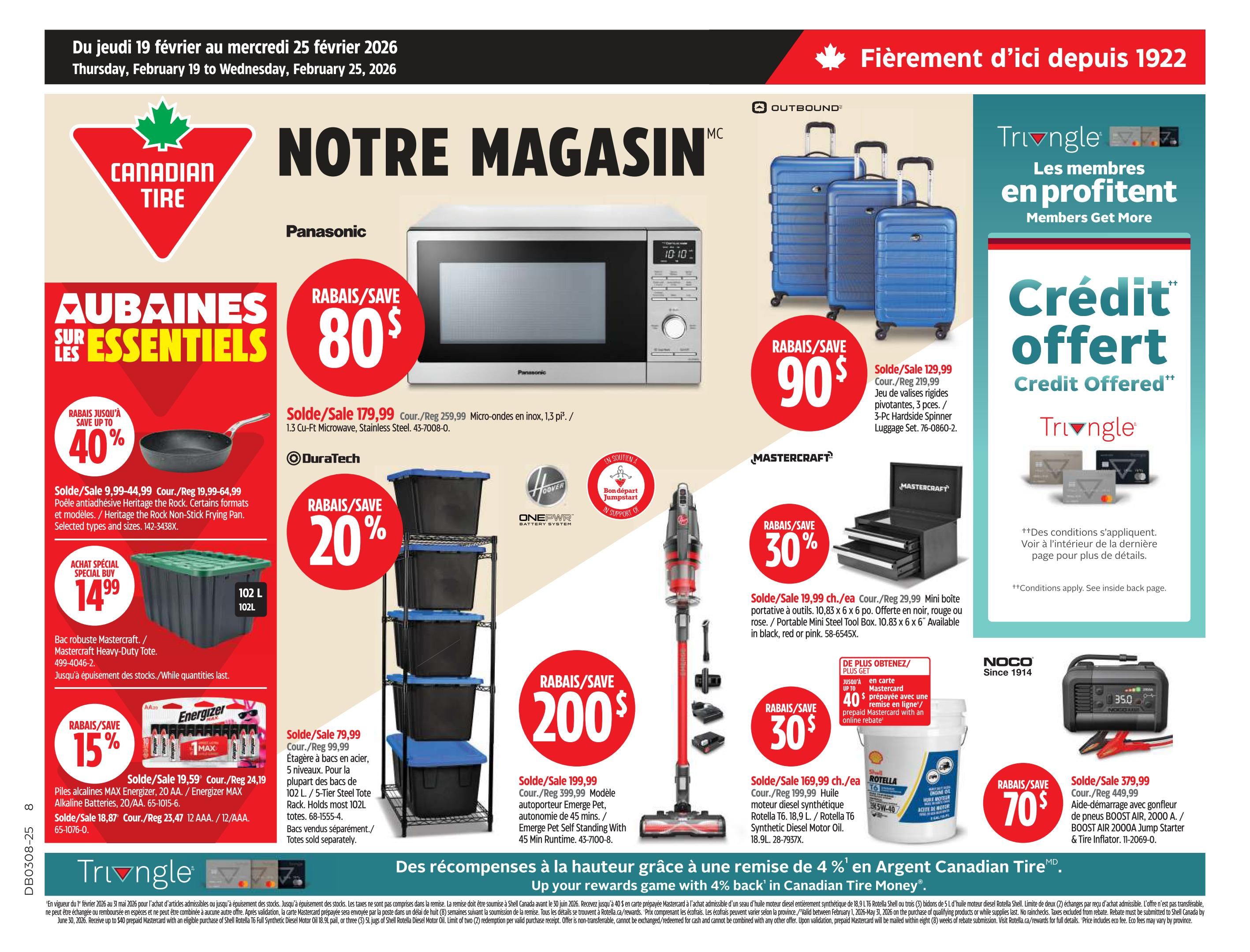 Canadian Tire - Quebec - Weekly Flyer Specials