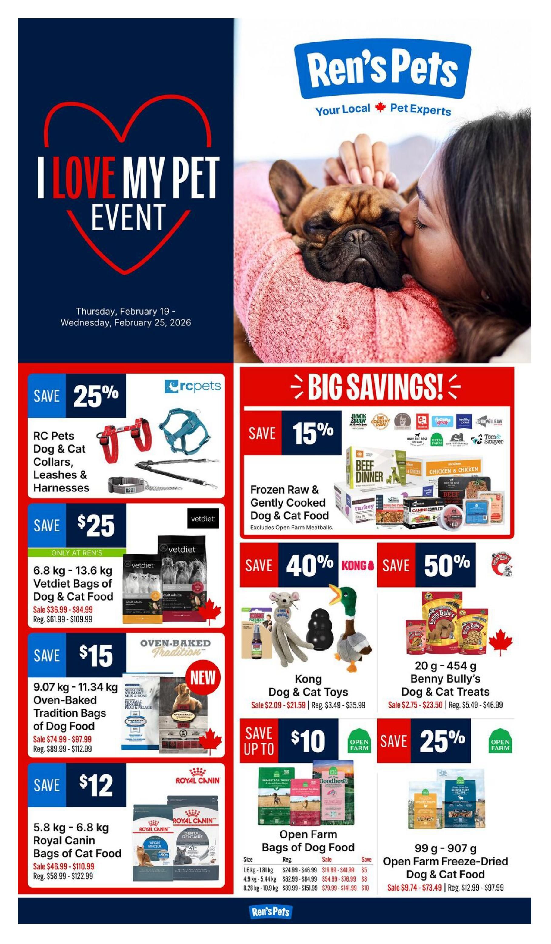 Ren's Pets - Weekly Flyer Specials