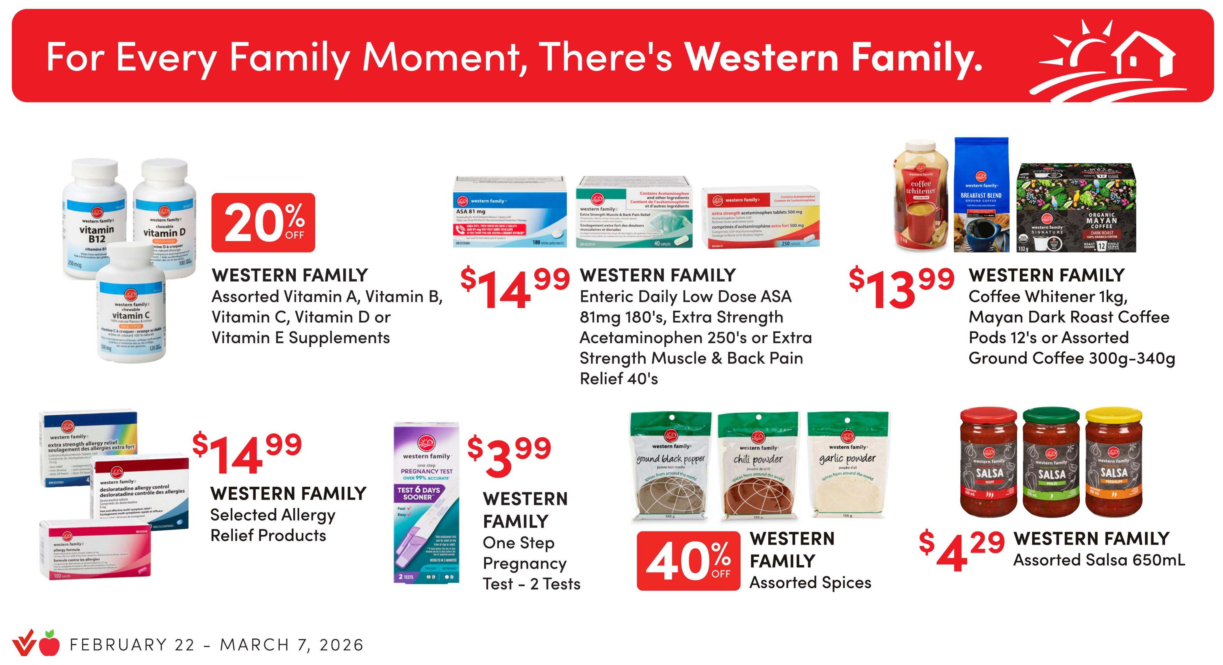 Value Drug Mart Apple Drugs flyer page 5, featuring winter health needs and snack time. Offers include Aleve Selected Pain Relief Products for $6.99, Alcon, Systane or Tears Assorted Eye Care Products at 25% off, Gravol Selected Nausea Relief Products for $6.99, OGX Assorted Hair Care or Skin Care Products for $9.99, Thrive Assorted Nicotine Replacement Products at 25% off, Fixodent Assorted Denture Adhesive Cream or Powder 57g-77g for $7.99, and Western Family Ultra Paper Towels Split-To-Fit 6 Rolls, Soft or Super Soft Bathroom Tissue 12 Rolls for $7.99. Snack time deals include Hawkins Cheezies 210g for $2.99, and 2 for $3.00 for Bounty, Mars, Snickers or Twix Chocolate Bars 50g-57g. The page also includes a section on planning a trip with assistance from your local Value Drug Mart or Apple Drugs pharmacist.