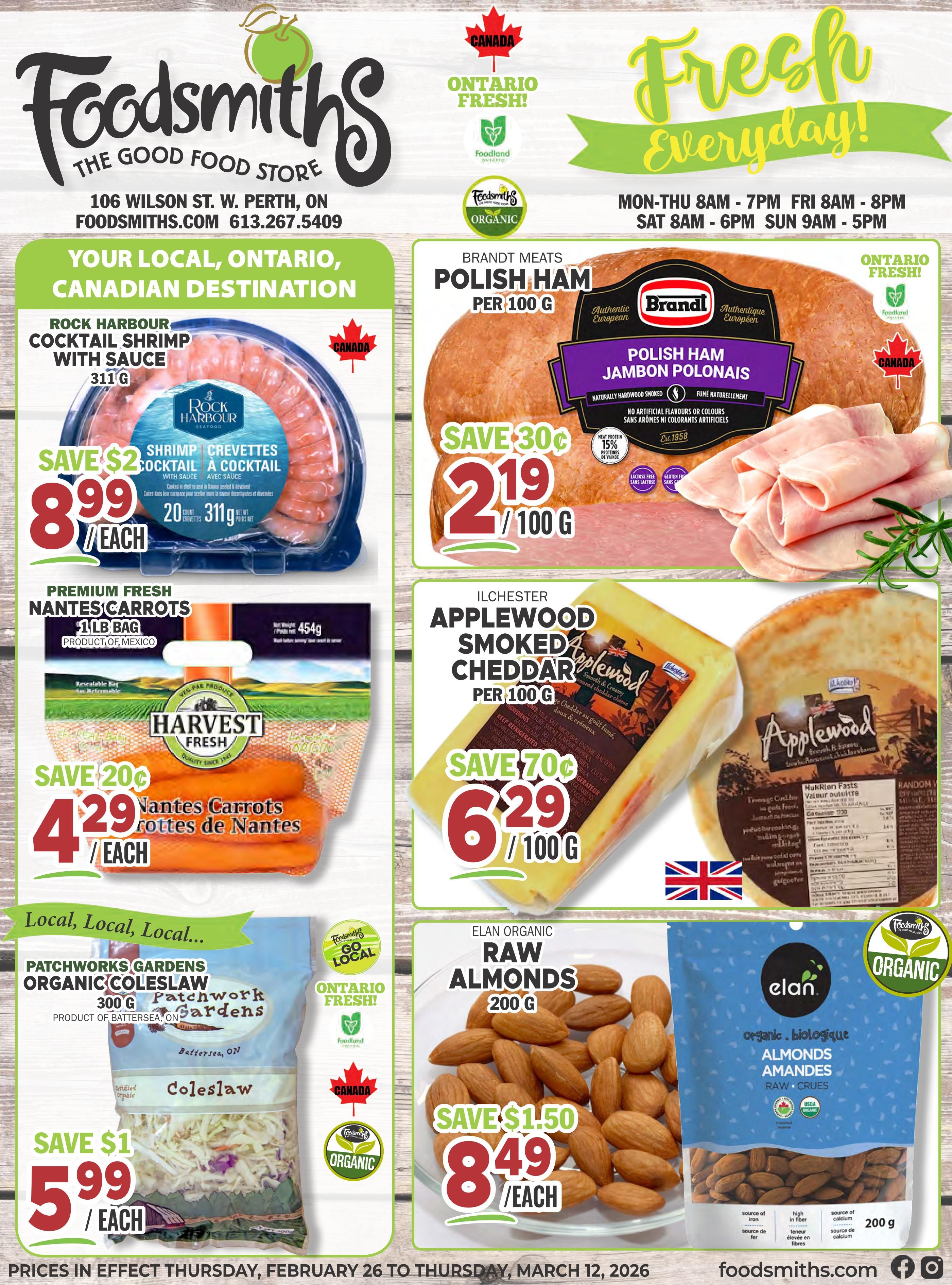 Foodsmiths - Flyer Specials - Valid from February 26 to March 12, 2026 - Page 1