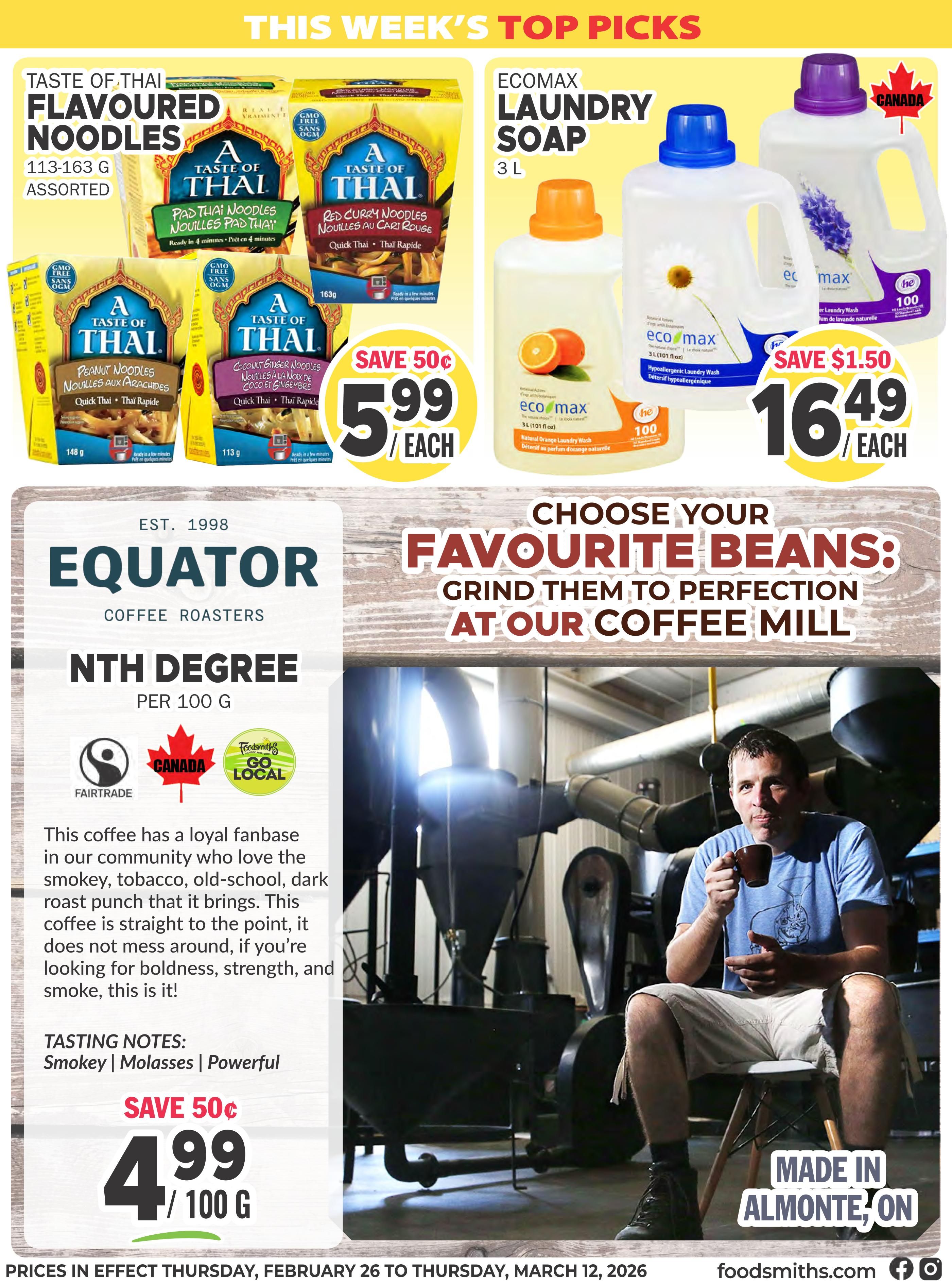 Foodsmiths - Flyer Specials - Valid from February 26 to March 12, 2026 - Page 6