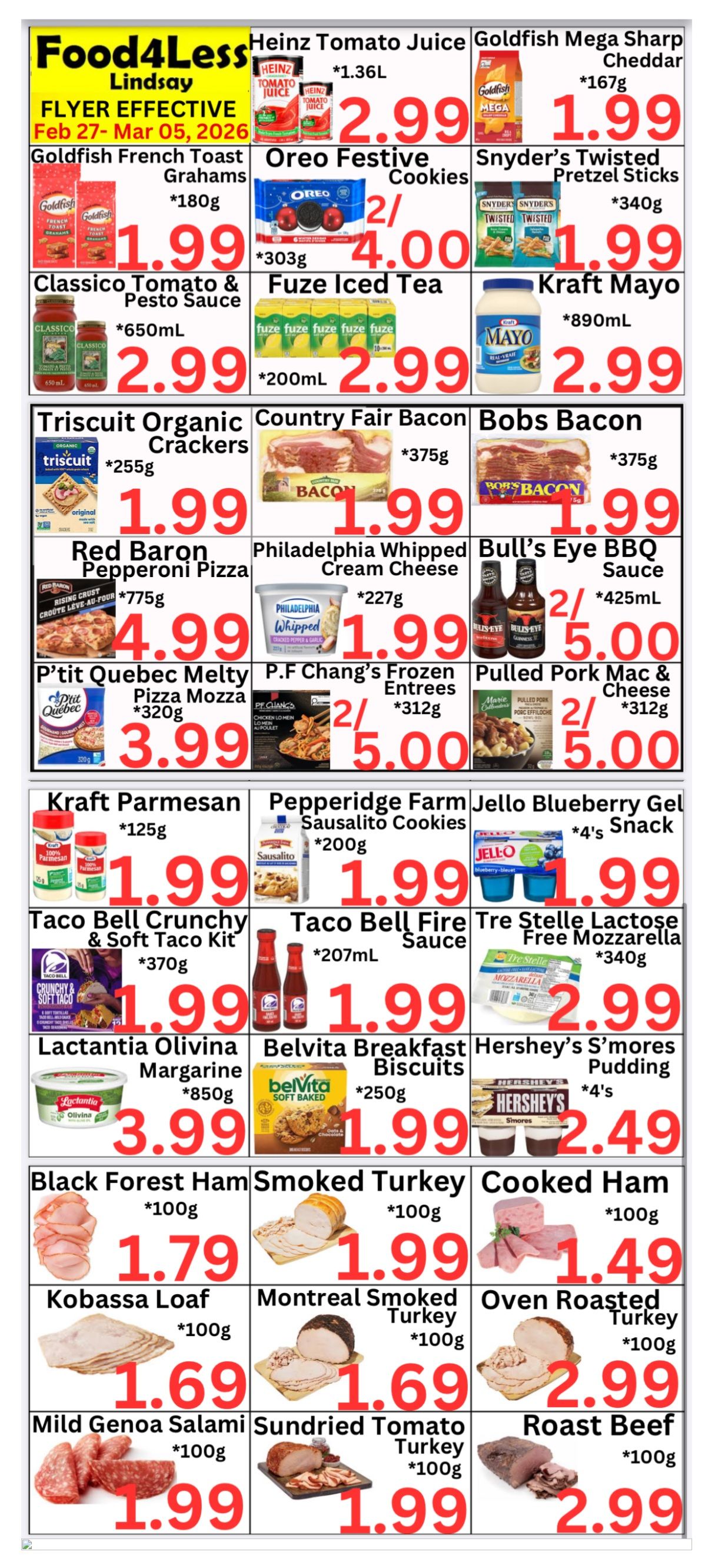 Food4Less - Weekly Flyer Specials - Valid from February 27 to March 5, 2026 - Page 1