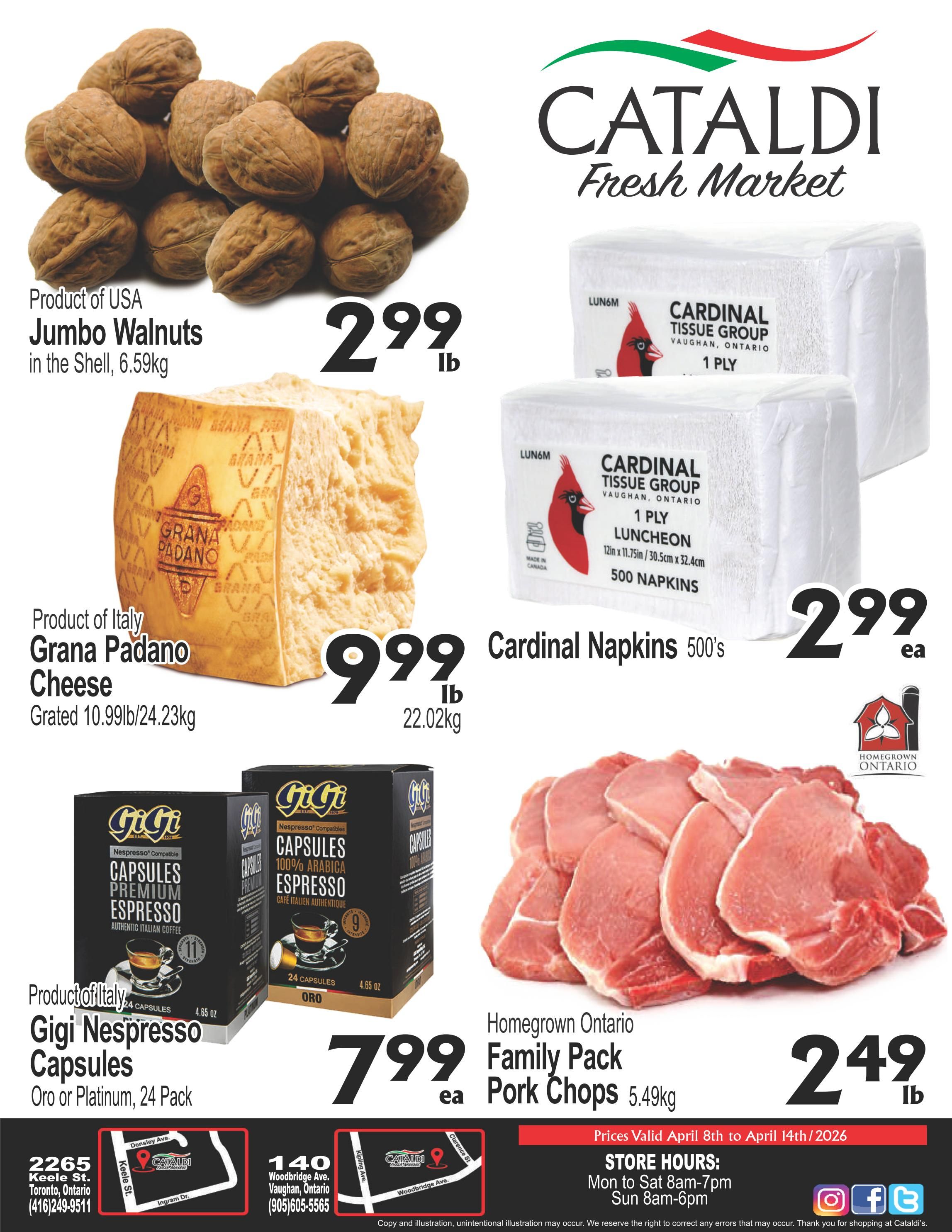 Cataldi - Weekly Flyer Specials - Valid from April 8 to 14, 2026 - Page 1