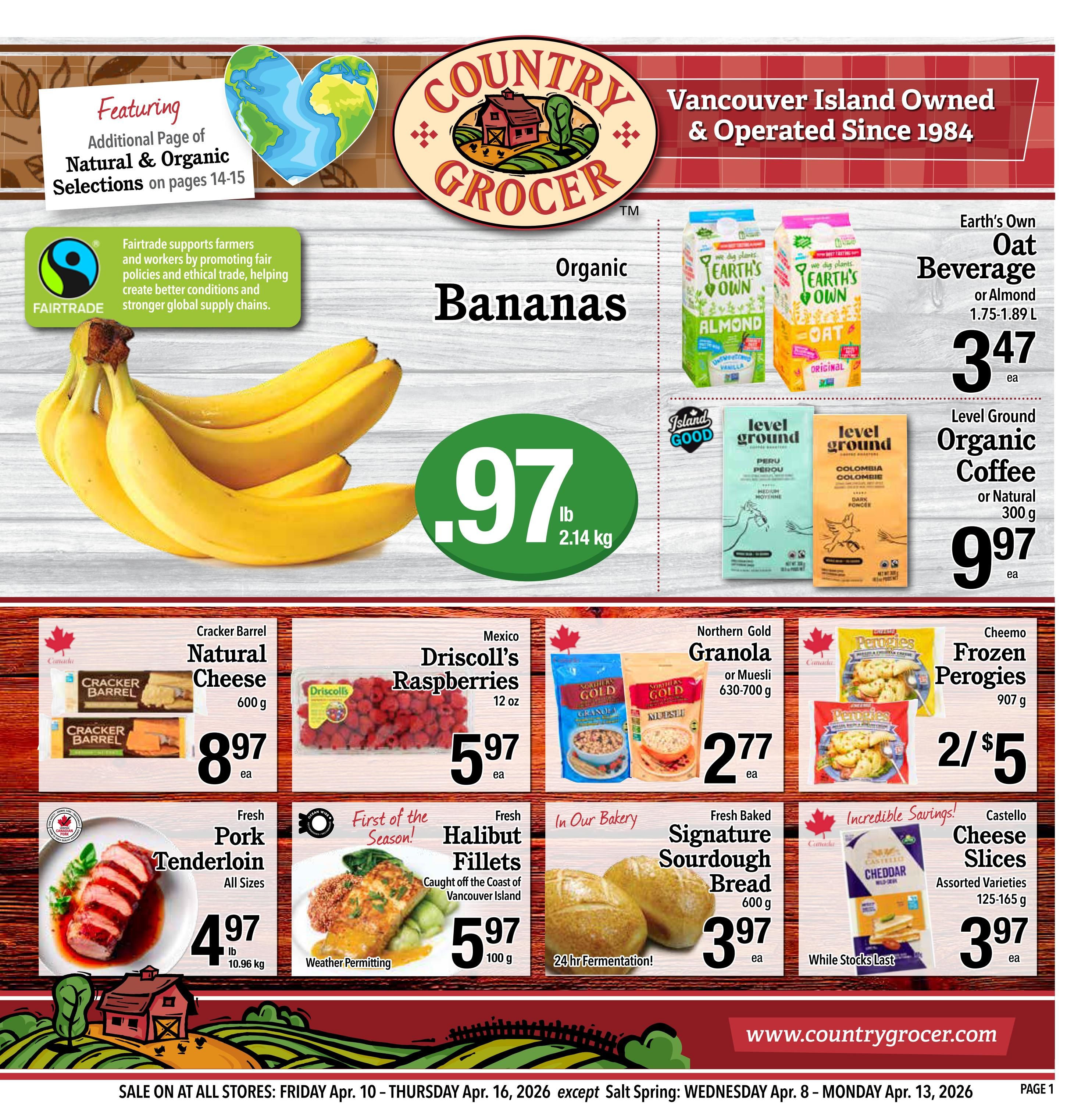 Country Grocer - Weekly Flyer Specials - Valid from April 10 to 16, 2026 - Page 1