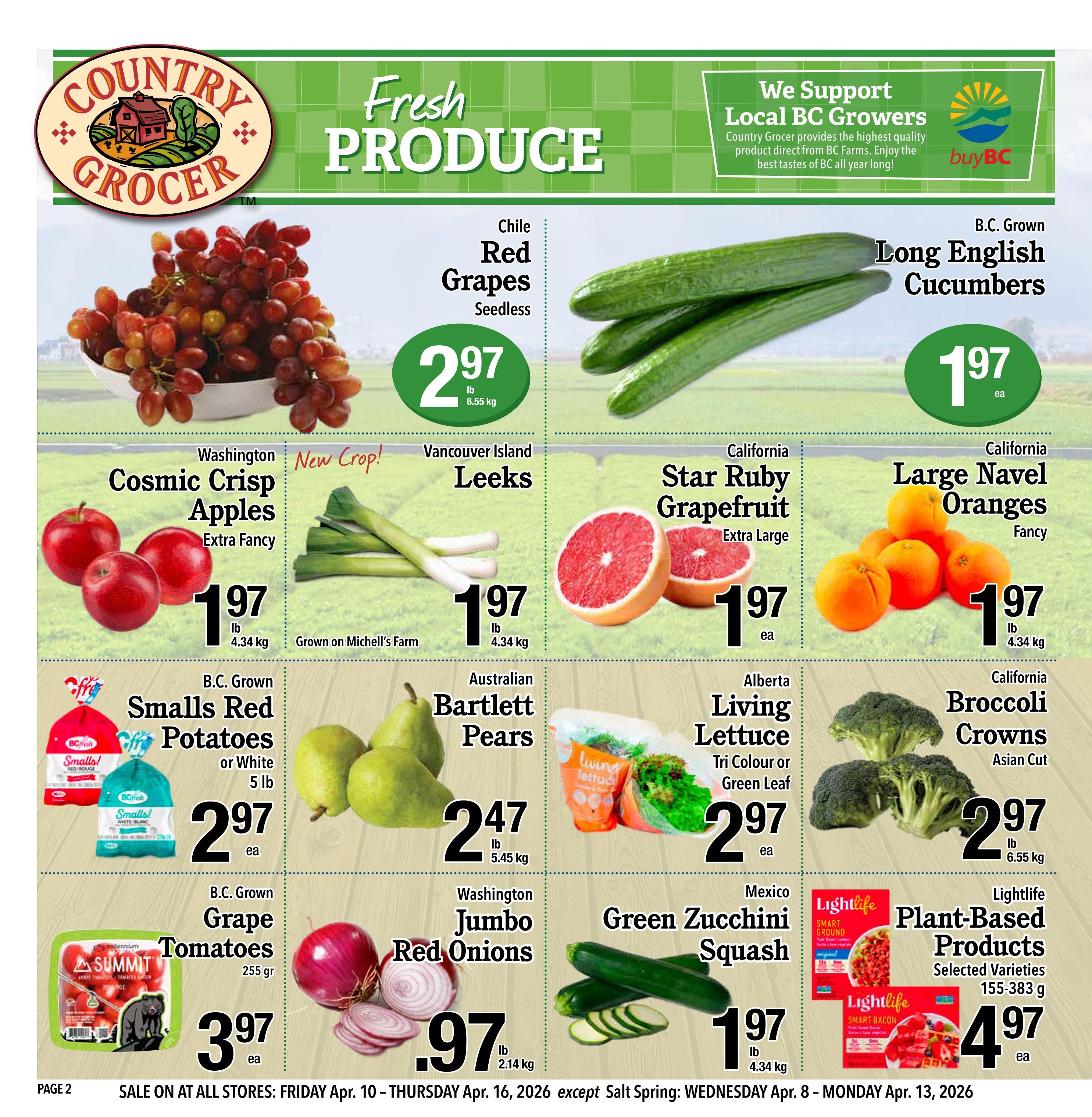 Country Grocer - Weekly Flyer Specials - Valid from April 10 to 16, 2026 - Page 2