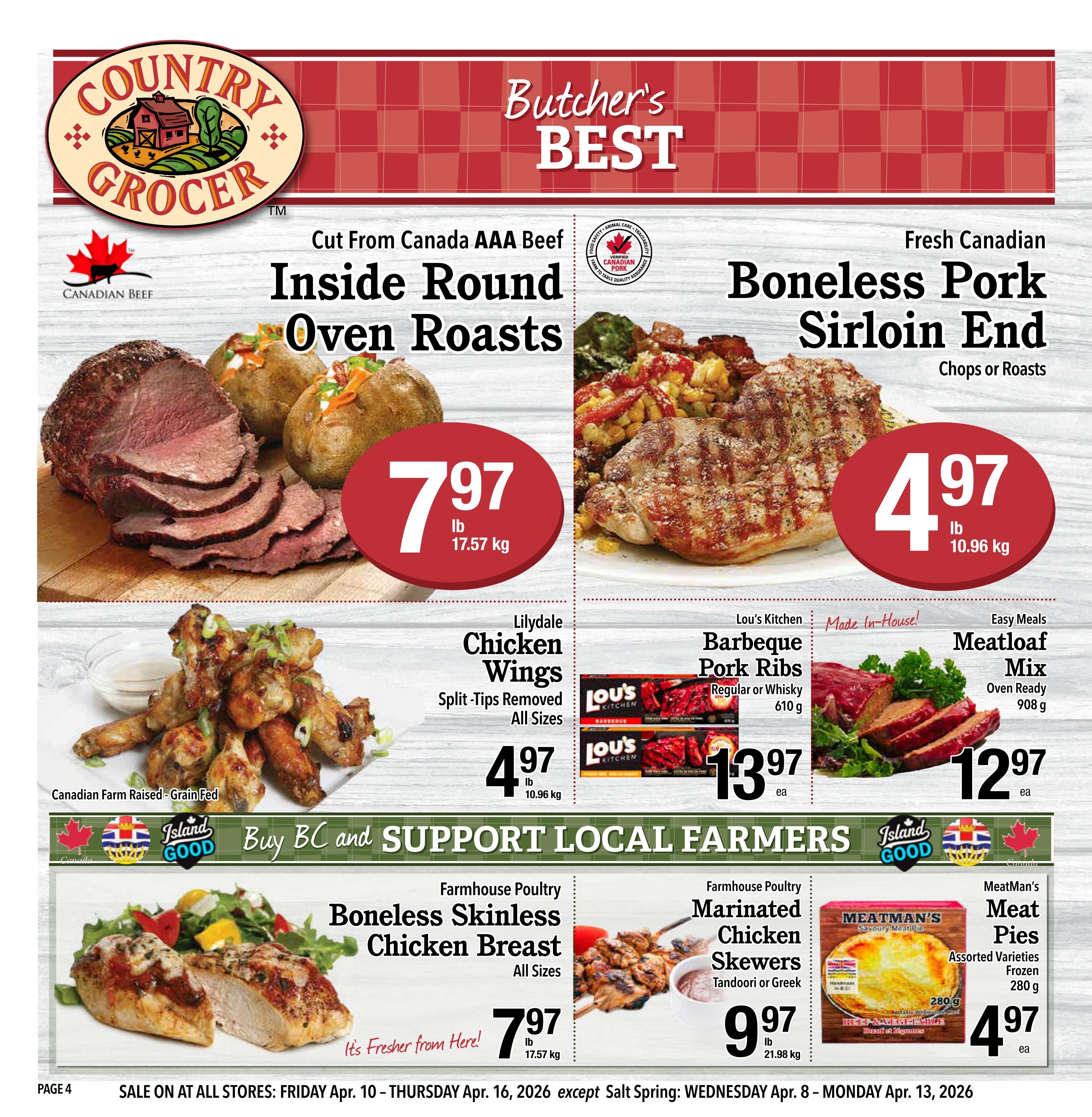 Country Grocer - Weekly Flyer Specials - Valid from April 10 to 16, 2026 - Page 4