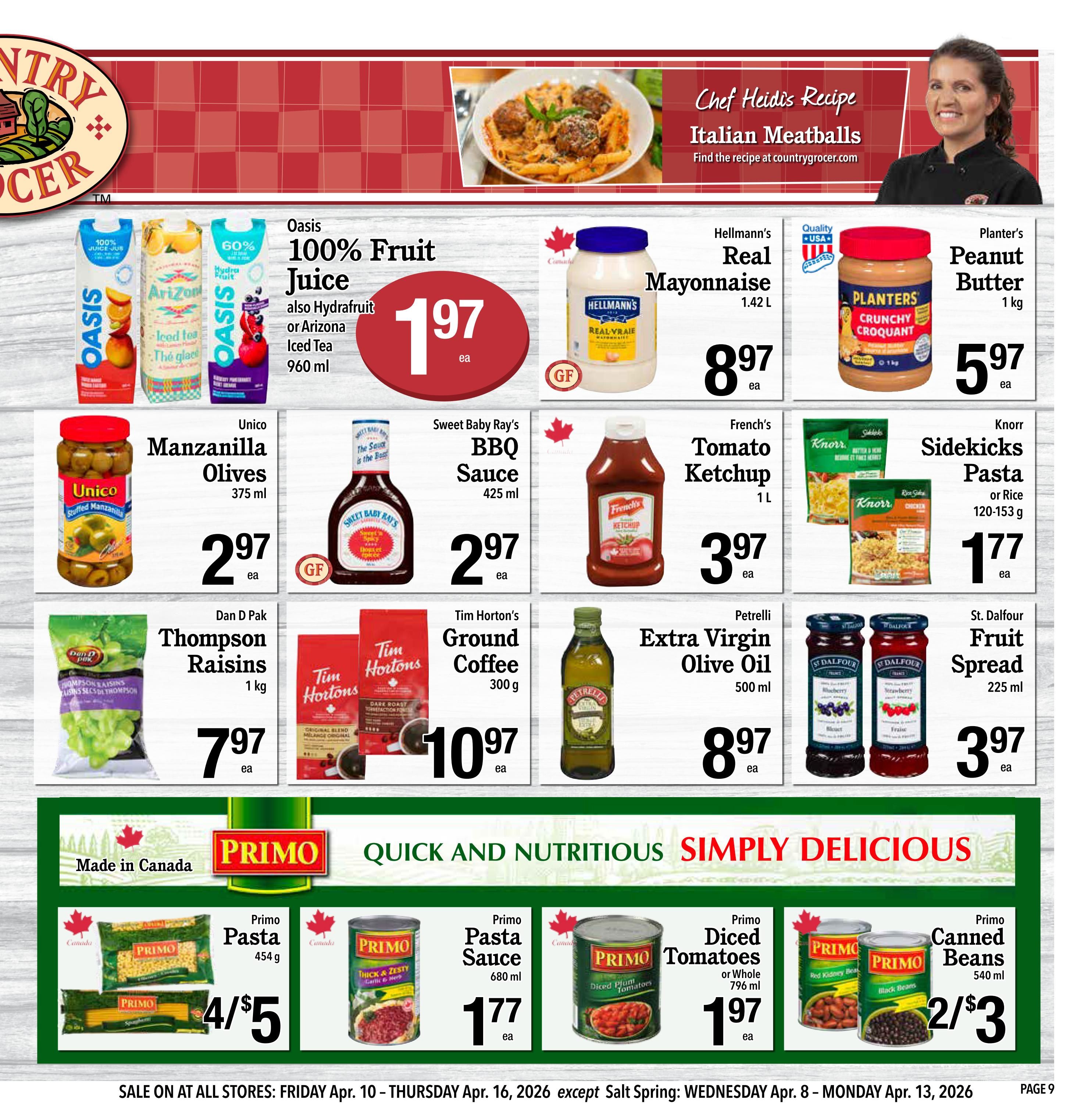 Country Grocer - Weekly Flyer Specials - Valid from April 10 to 16, 2026 - Page 9