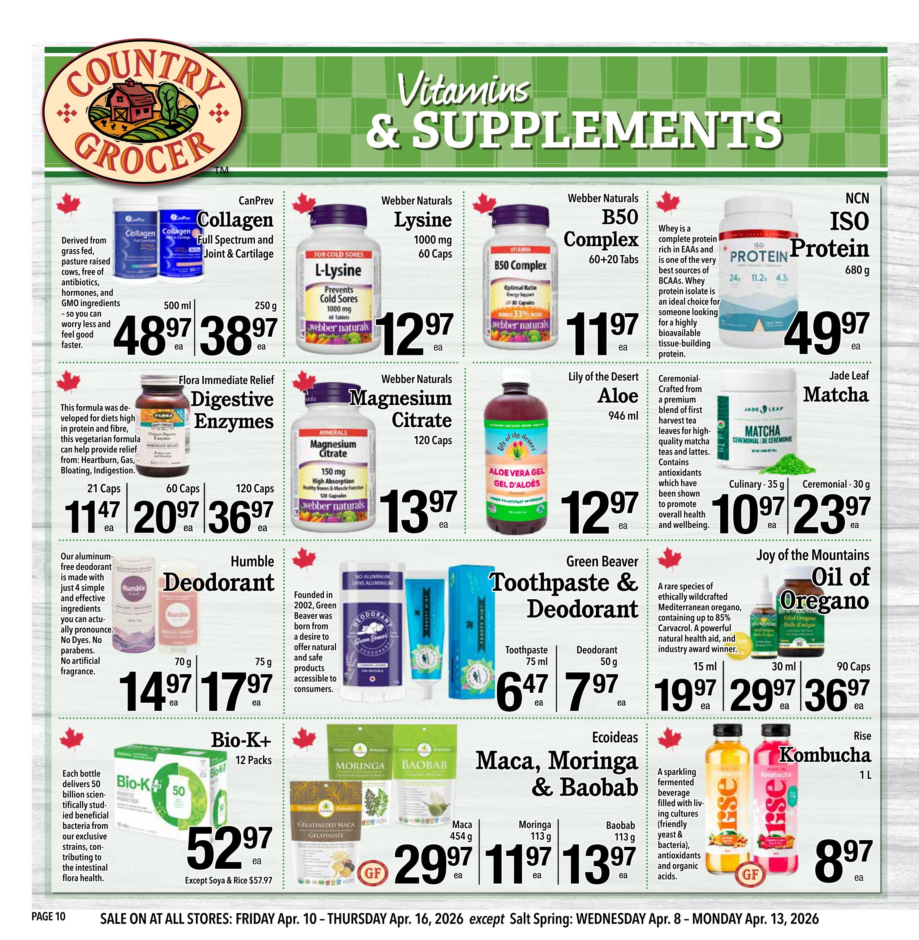 Country Grocer - Weekly Flyer Specials - Valid from April 10 to 16, 2026 - Page 10
