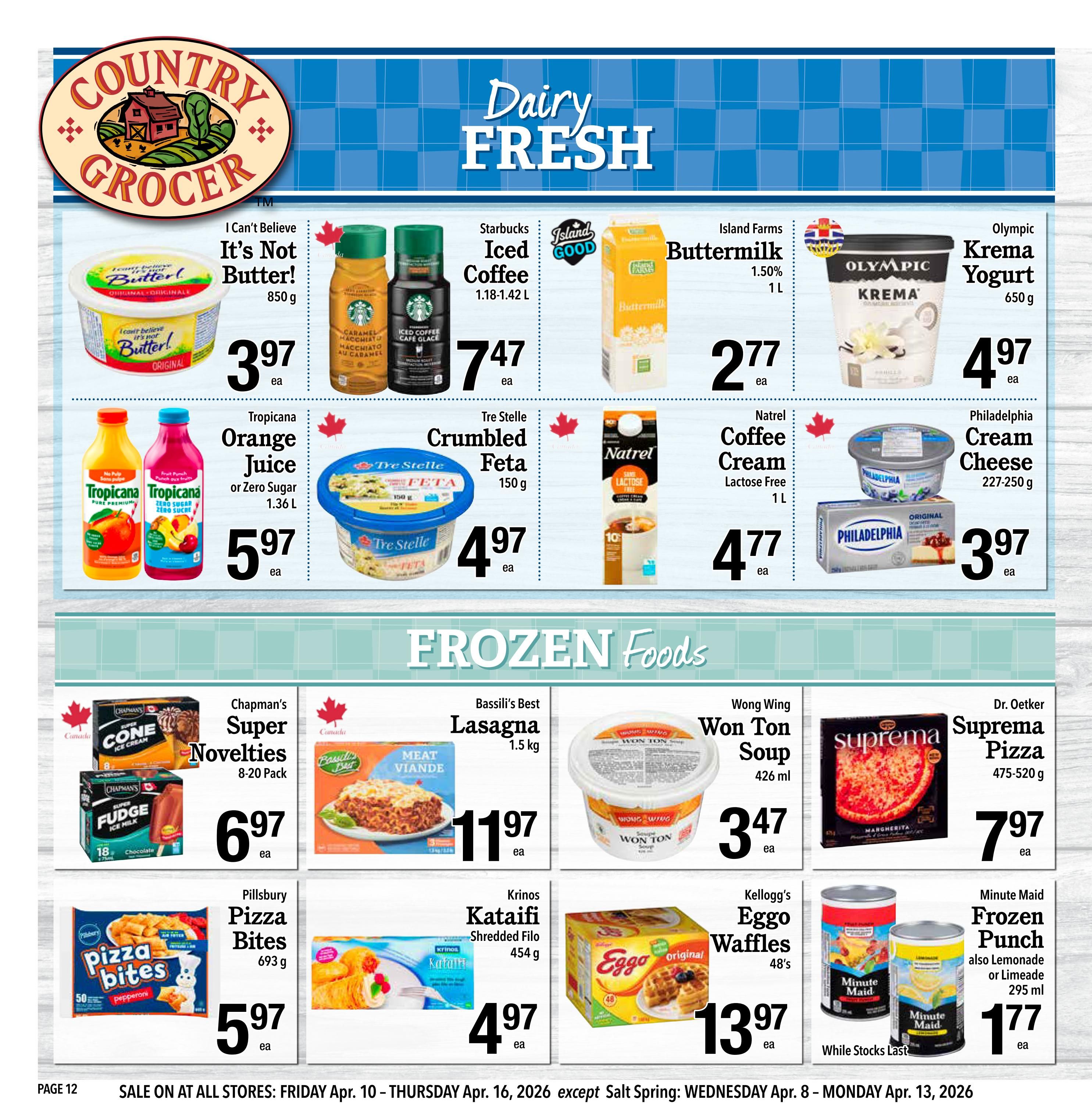 Country Grocer - Weekly Flyer Specials - Valid from April 10 to 16, 2026 - Page 12