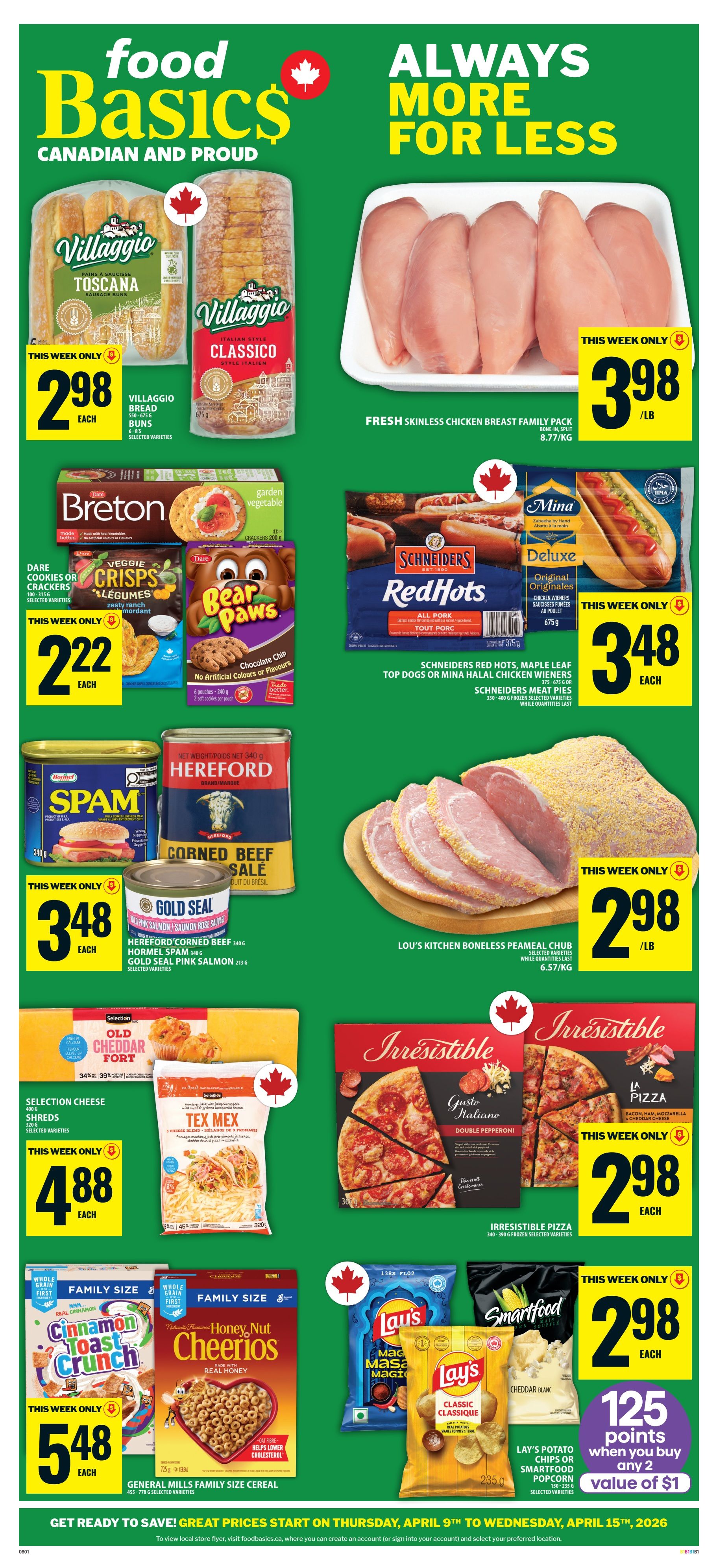 Food Basics - Weekly Flyer Specials - Valid from April 9 to 15, 2026 - Page 1