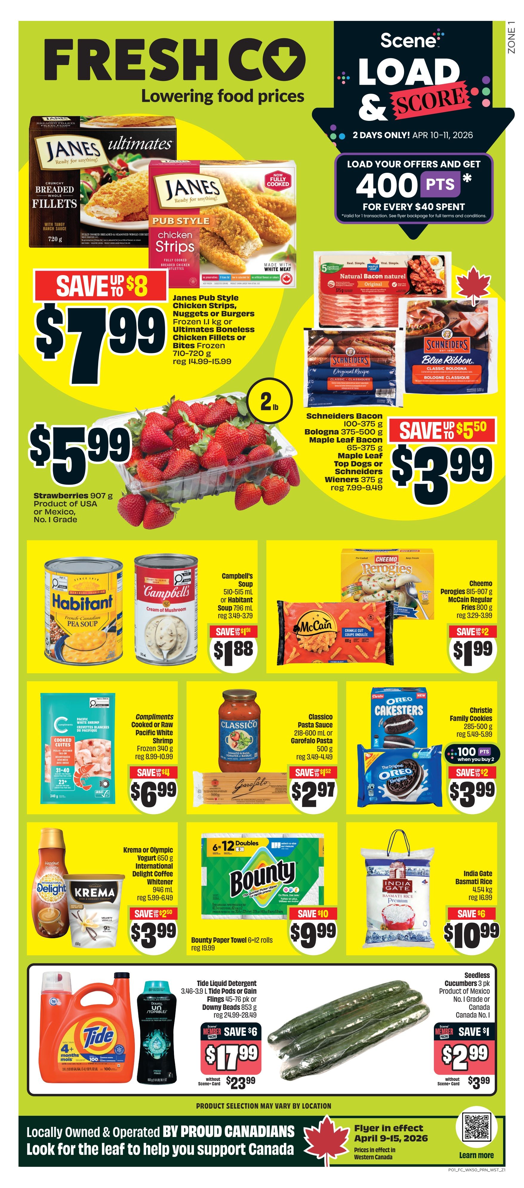 FreshCo - Western Canada - Weekly Flyer Specials - Valid from April 9 to 15, 2026 - Page 1