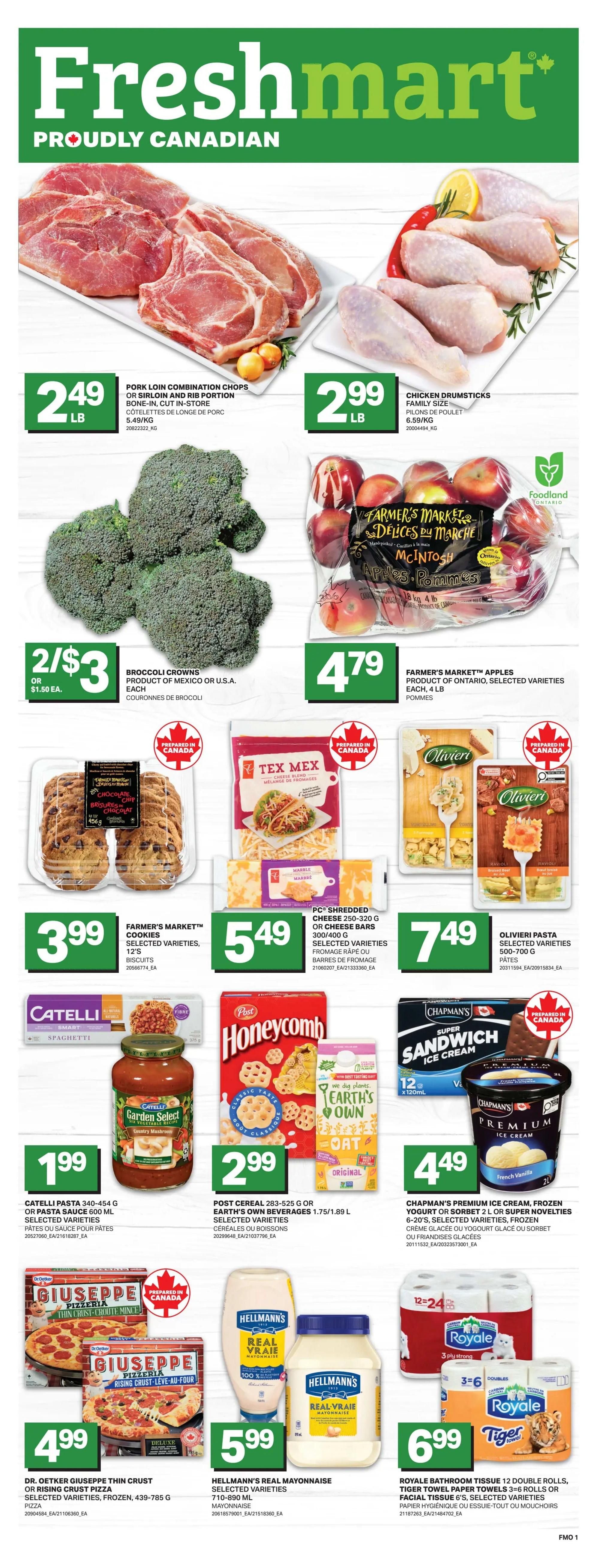 Freshmart - Ontario - Weekly Flyer Specials - Valid from April 9 to 15, 2026 - Page 1