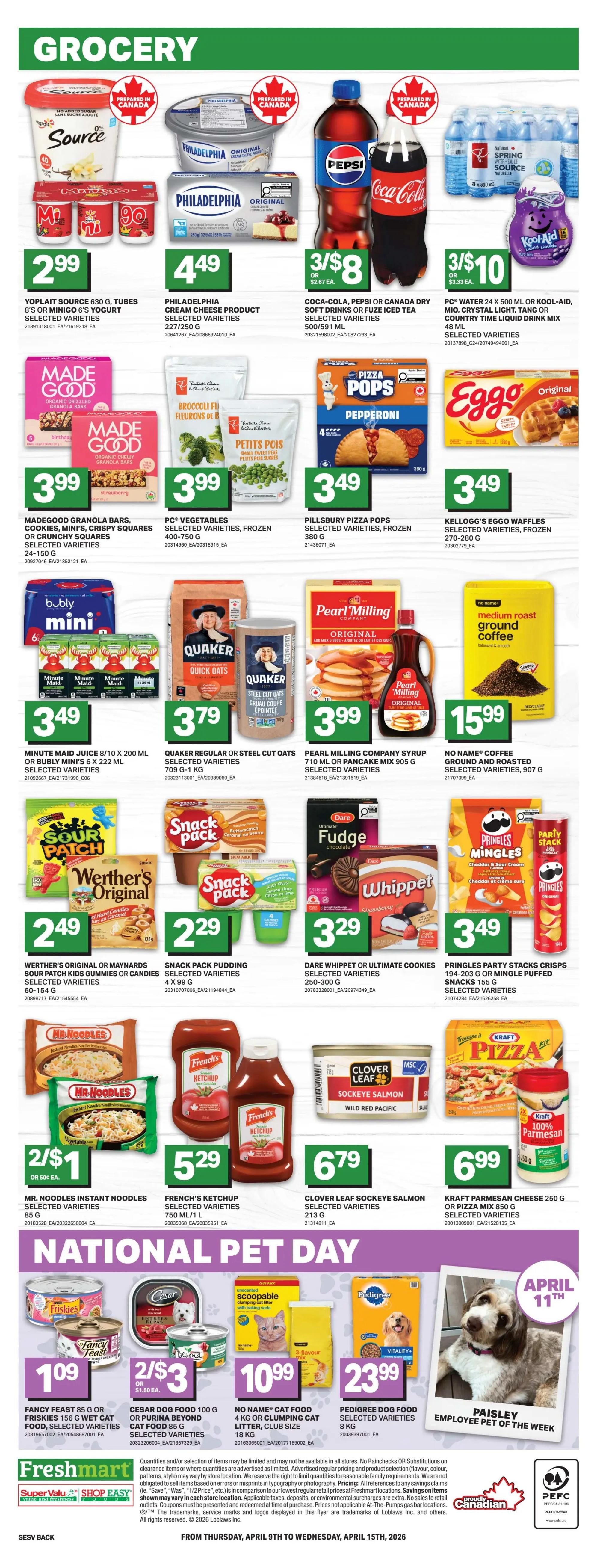 Freshmart - Western Canada - Weekly Flyer Specials - Valid from April 9 to 15, 2026 - Page 4