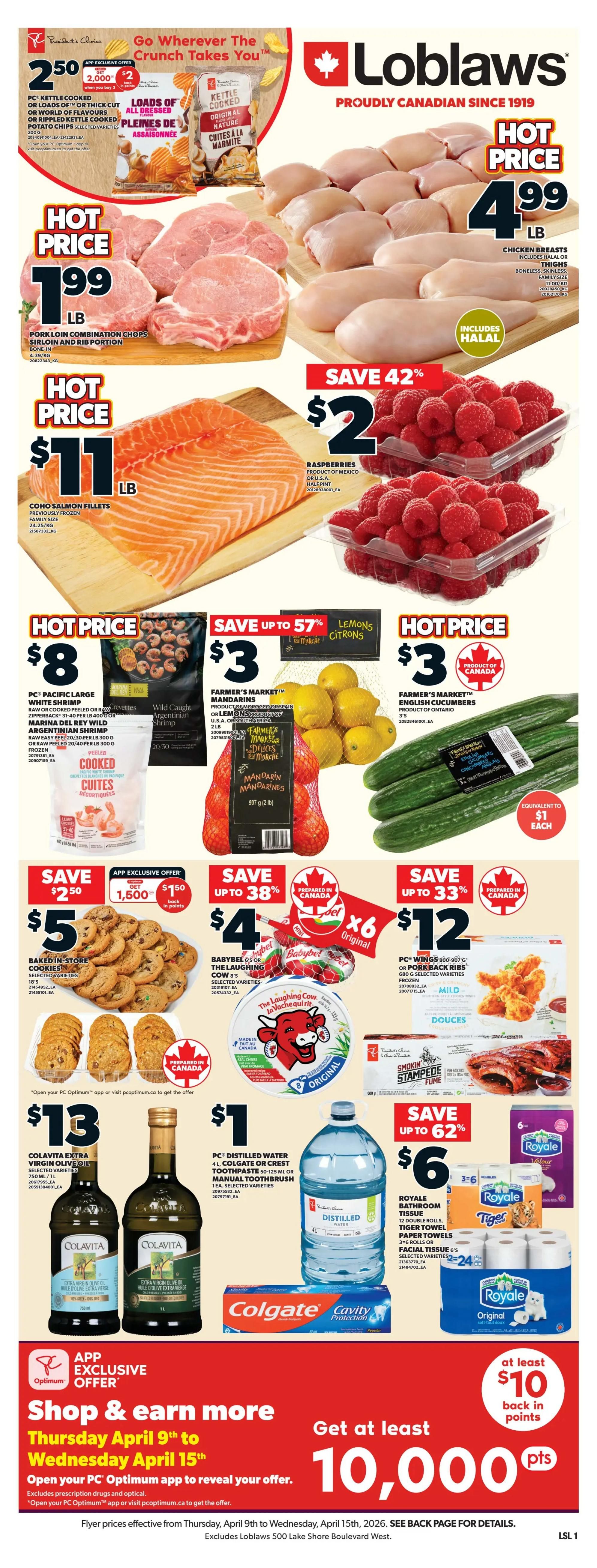 Loblaws - Weekly Flyer Specials - Valid from April 9 to 15, 2026 - Page 1