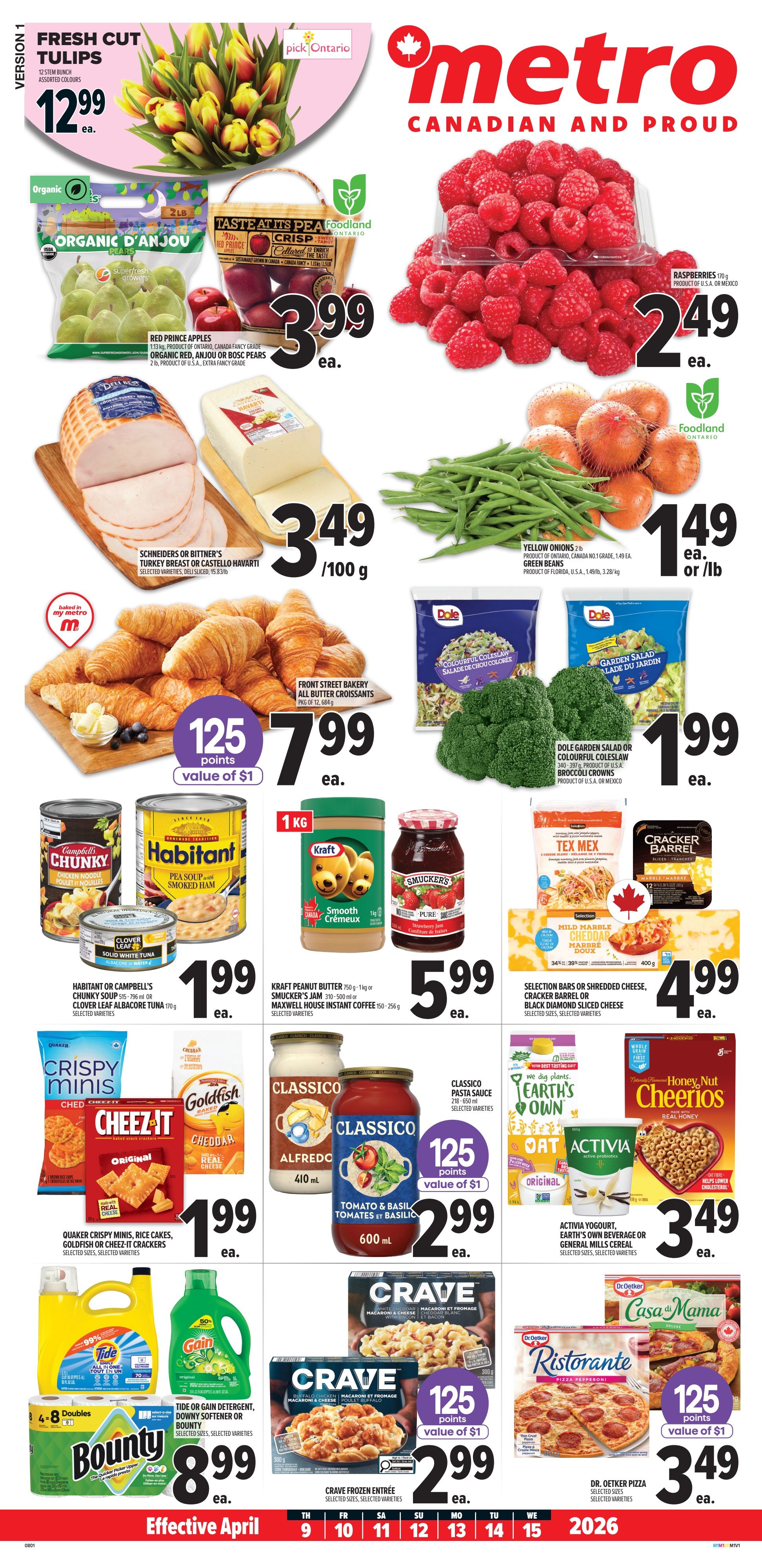 Metro - Ontario - Weekly Flyer Specials - Valid from April 9 to 15, 2026 - Page 1