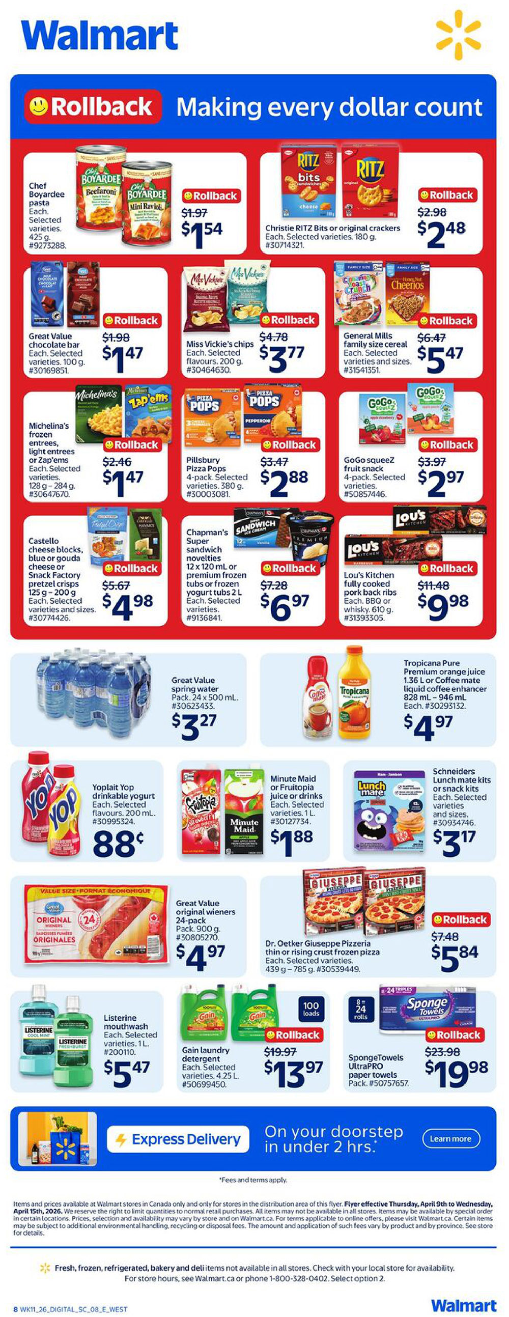 Walmart Canada - Western Canada - Weekly Flyer Specials - Valid from April 9 to 15, 2026 - Page 2