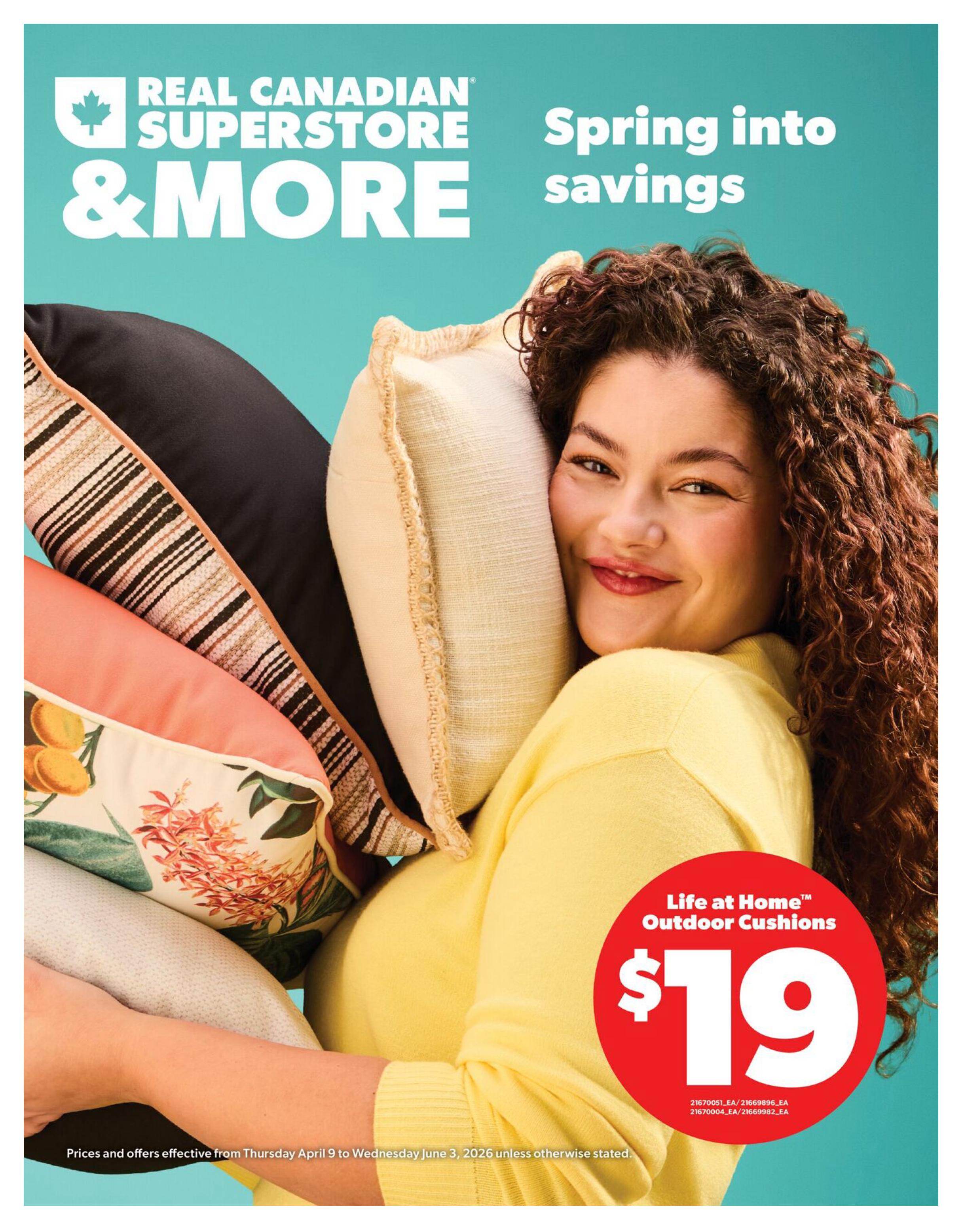 Real Canadian Superstore - Spring into Savings - Valid from April 9 to June 3, 2026 - Page 1