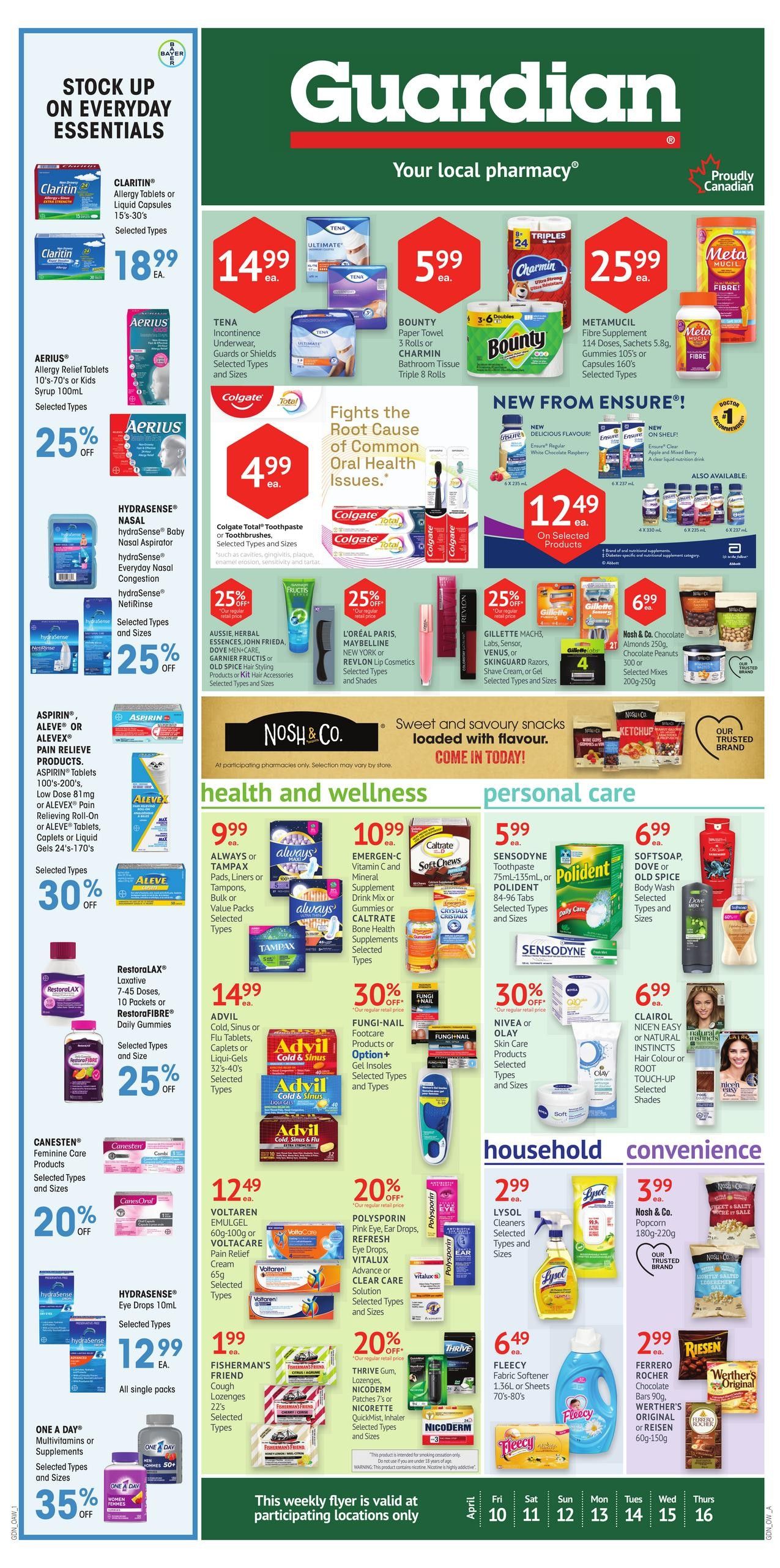 Guardian Pharmacy - Weekly Flyer Specials - Valid from April 10 to 16, 2026 - Page 1