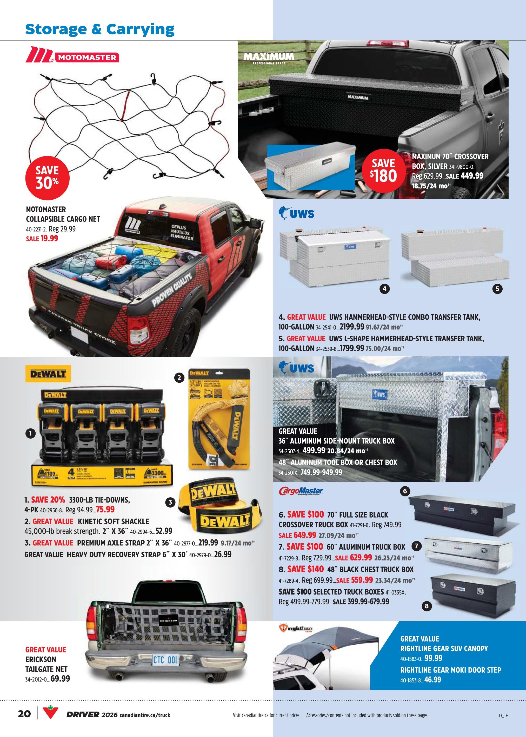 Canadian Tire - Driver Catalogue - Valid from April 10 to 30, 2026 - Page 20
