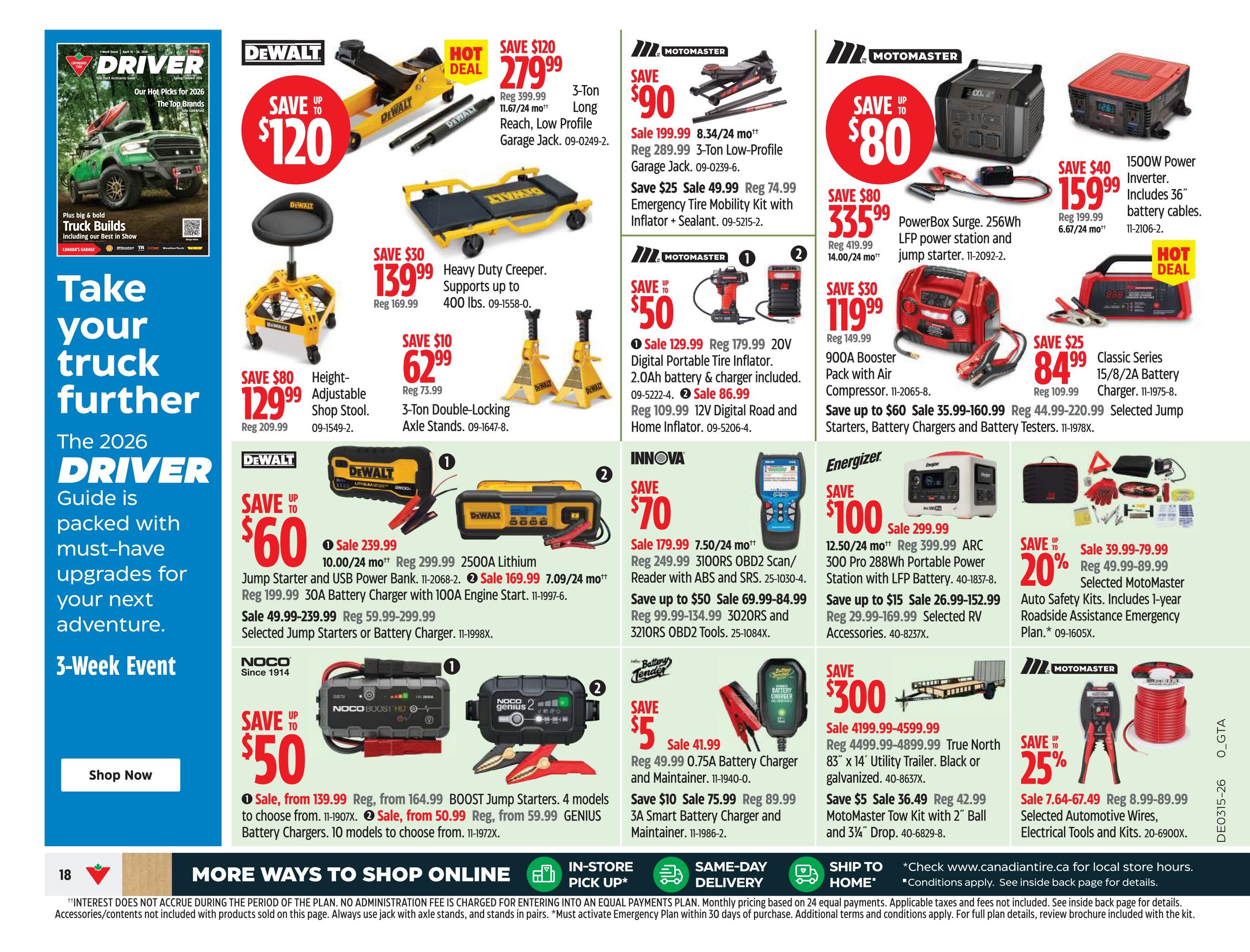 Canadian Tire - Ontario - Weekly Flyer Specials - Valid from April 10 to 16, 2026 - Page 20