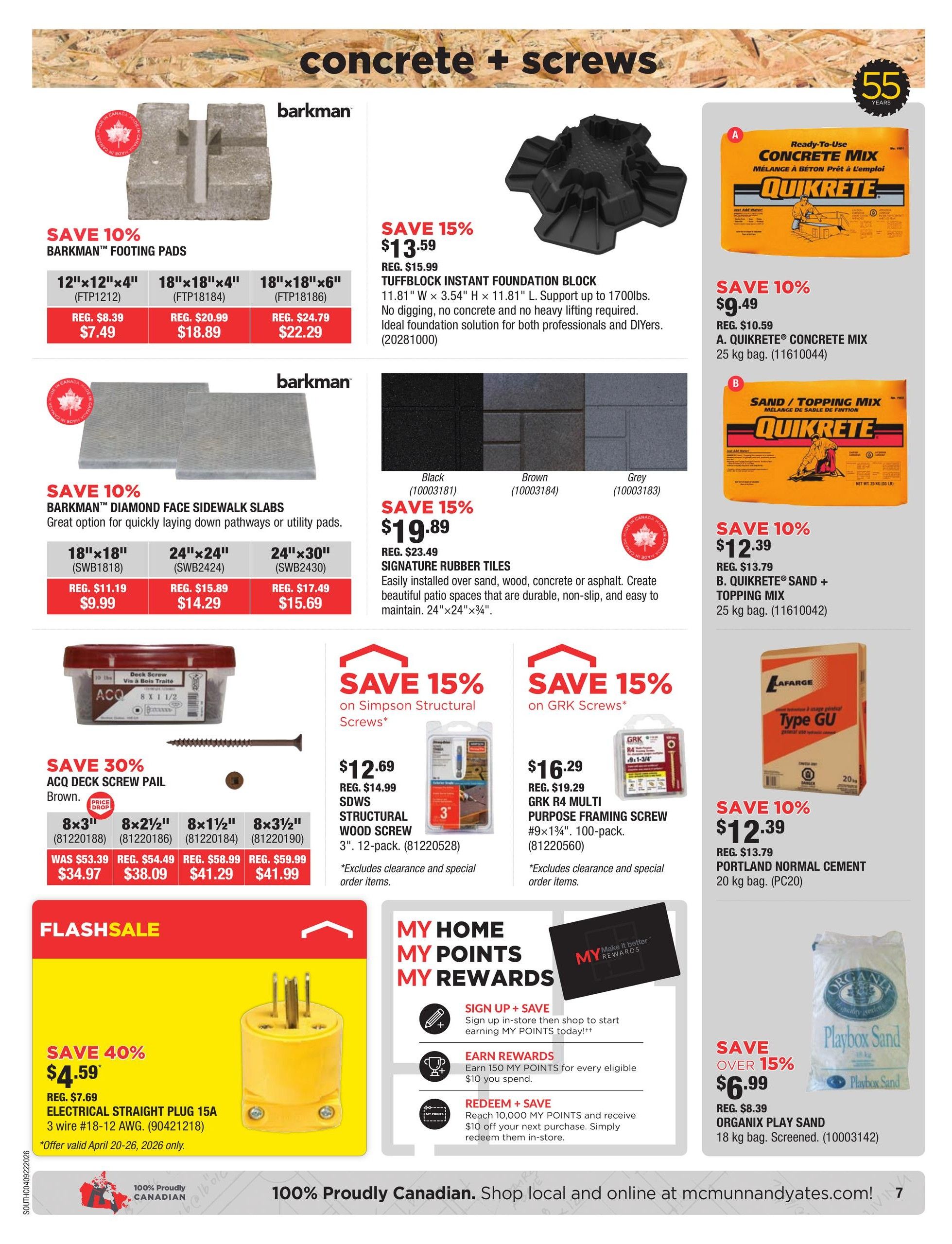 McMunn & Yates Building Supplies - Flyer Specials - Valid from April 9 to 22, 2026 - Page 7