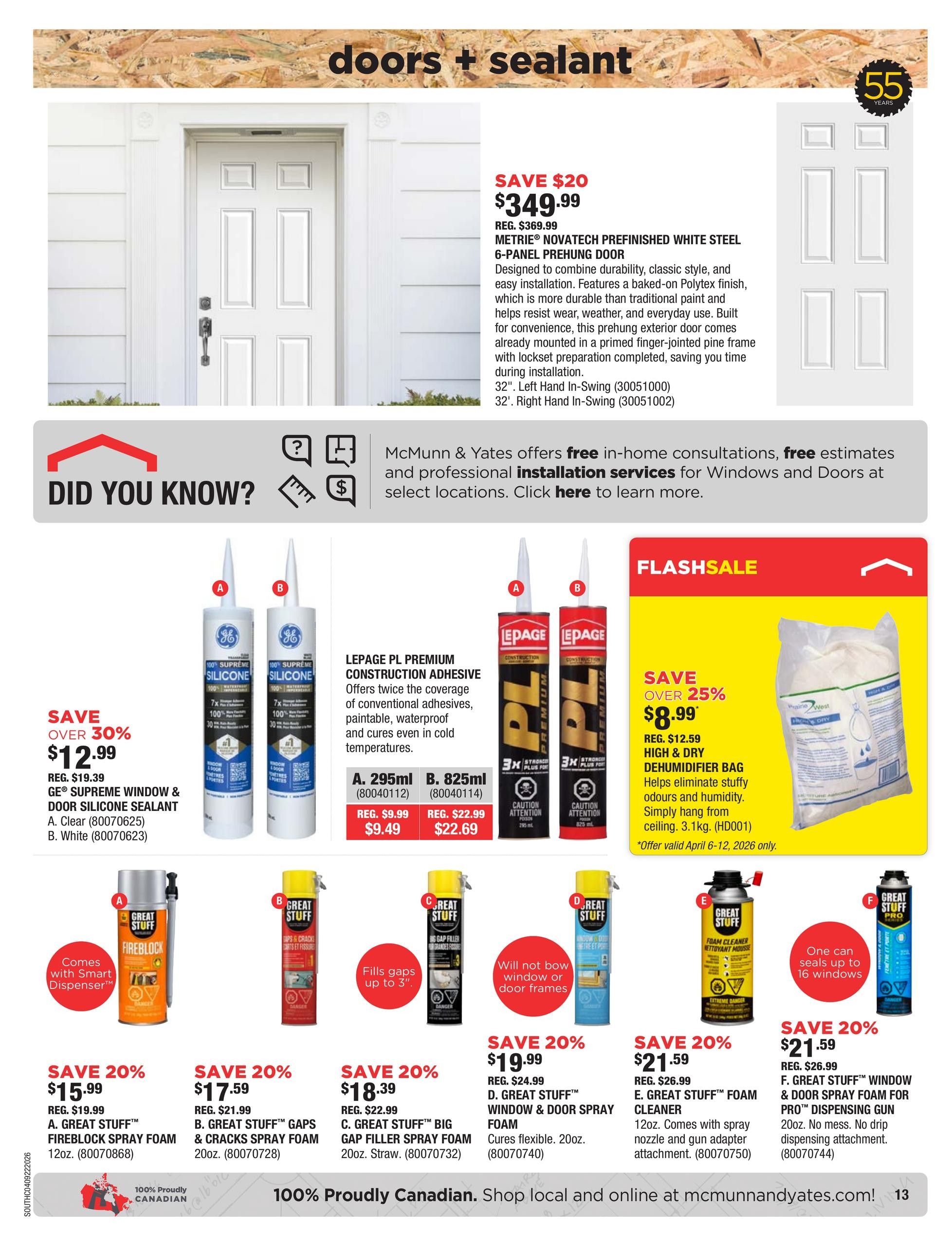 McMunn & Yates Building Supplies - Flyer Specials - Valid from April 9 to 22, 2026 - Page 13