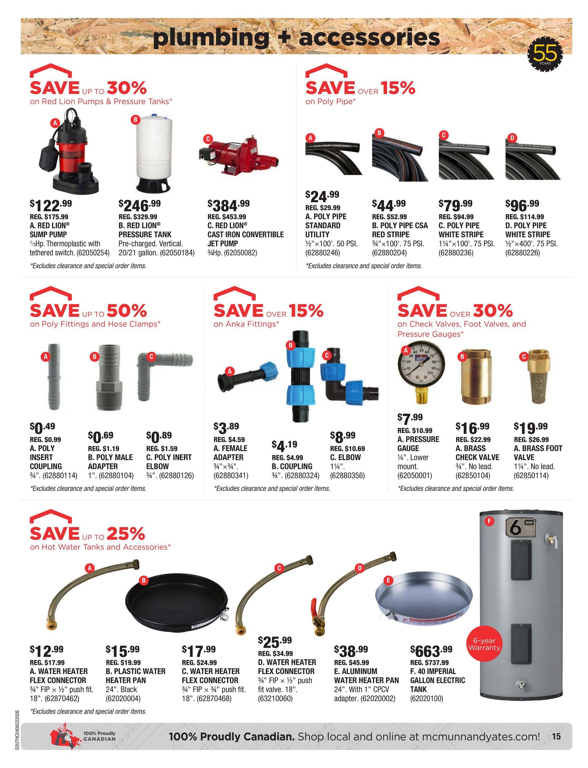 McMunn & Yates Building Supplies - Flyer Specials - Valid from April 9 to 22, 2026 - Page 15