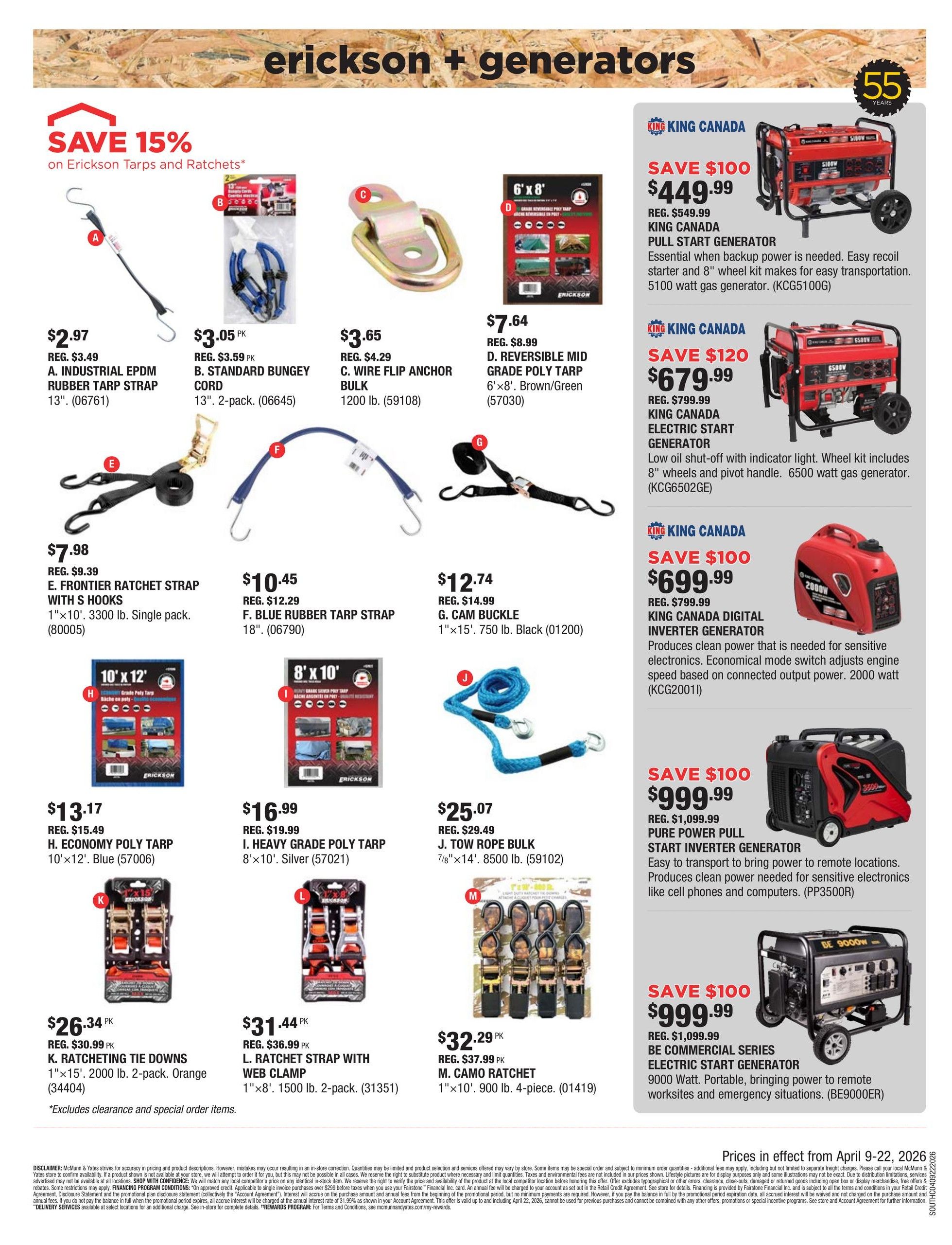 McMunn & Yates Building Supplies - Flyer Specials - Valid from April 9 to 22, 2026 - Page 16