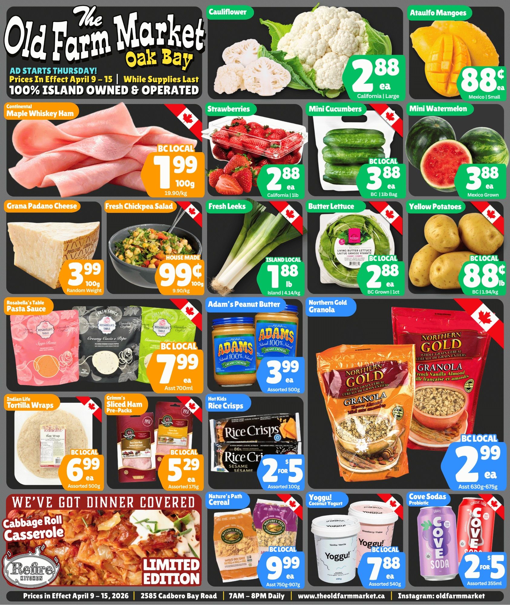 The Old Farm Market - Victoria Store - Weekly Flyer Specials - Valid from April 9 to 15, 2026 - Page 1