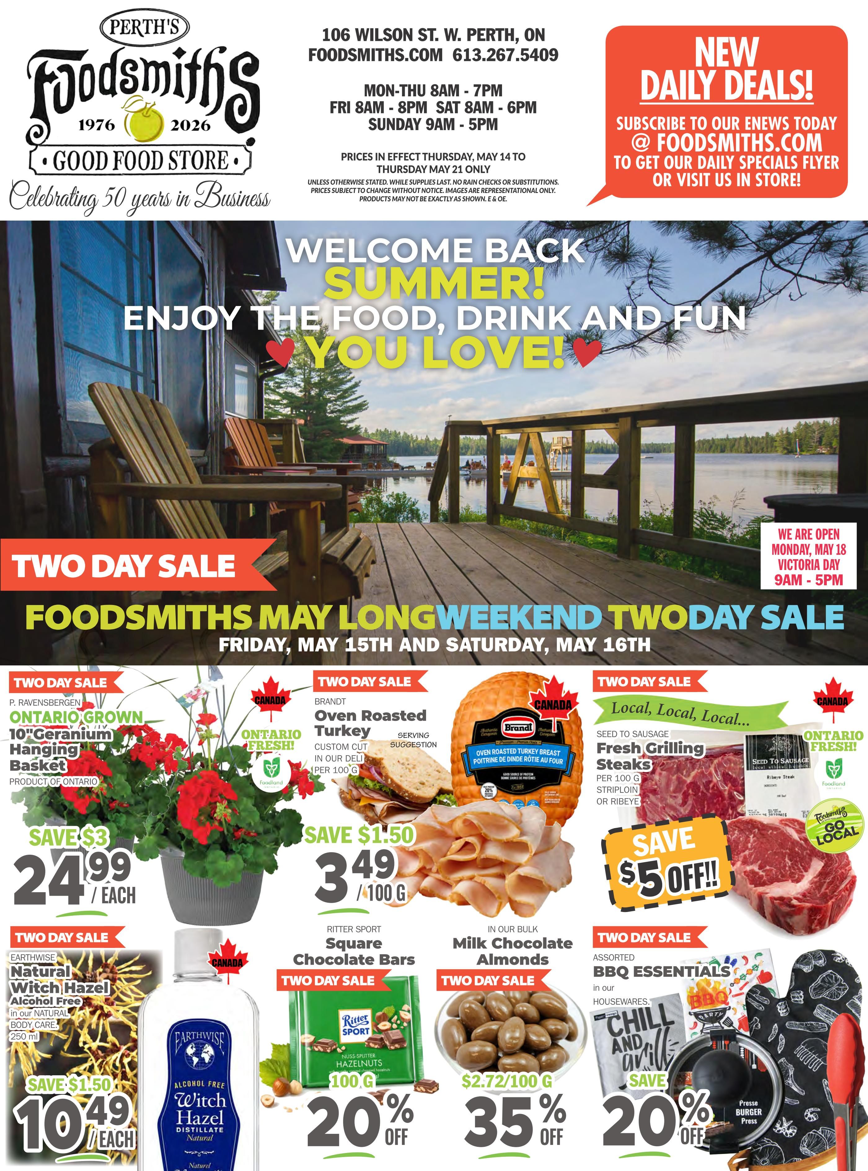 Foodsmiths - Weekly Flyer Specials - Valid from May 14 to 21, 2026 - Page 1